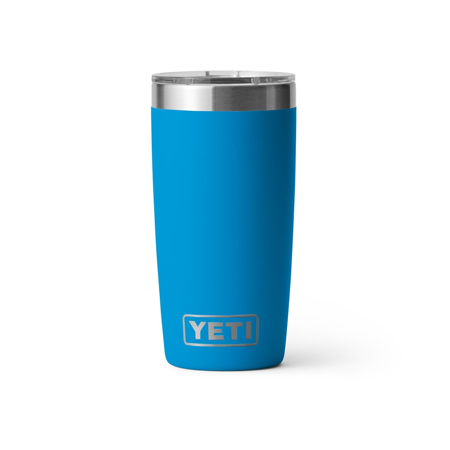 Yeti Rambler 10 Oz Tumbler, Stainless Steel, Vacuum Insulated With Magslider Lid, Big Wave Blue