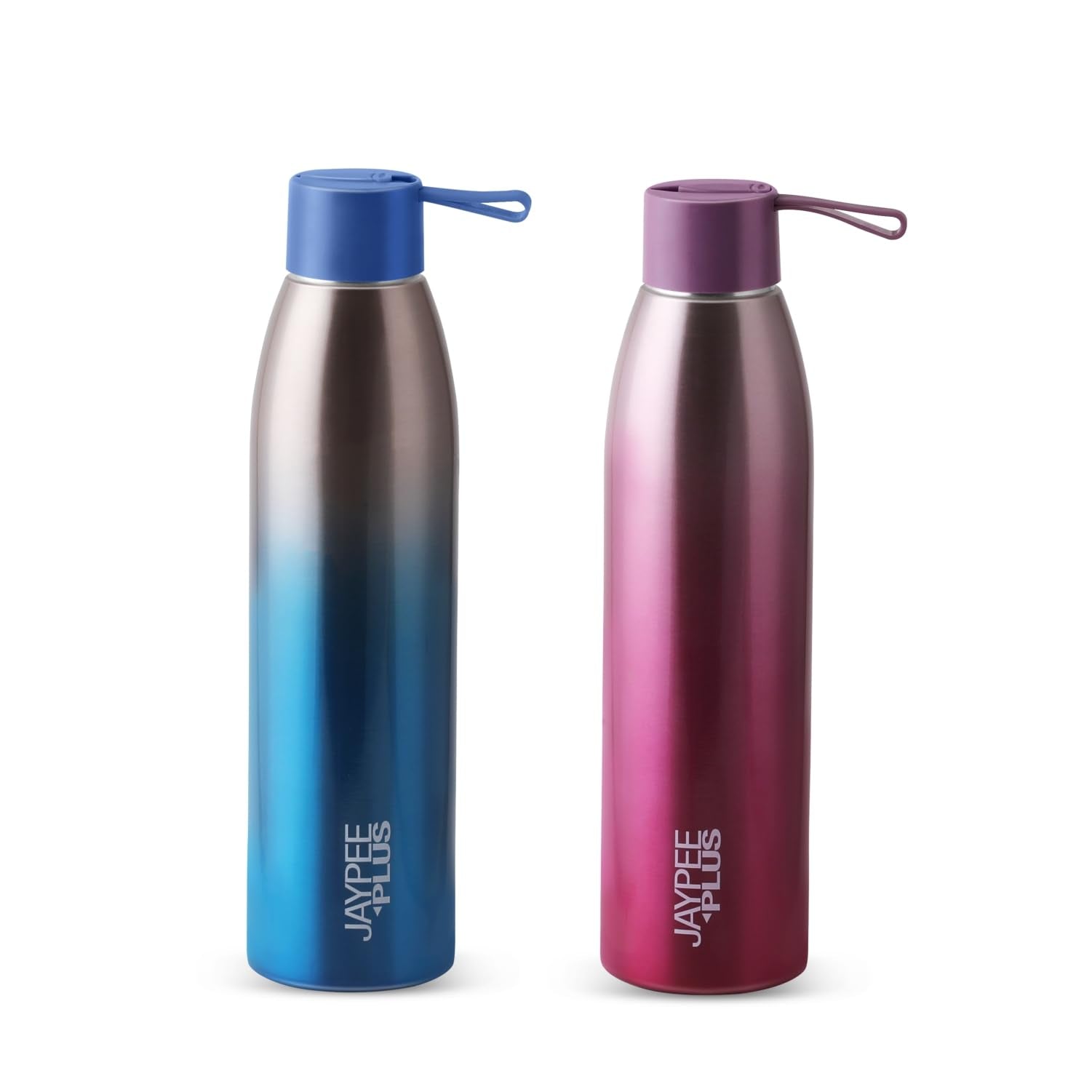 Jaypee Plus Victor Isi Certified Vaccum Insulated Thermosteel 750 Ml Water Bottle 2 Pcs 24 Hours Hot And Cold Double Walled Anti