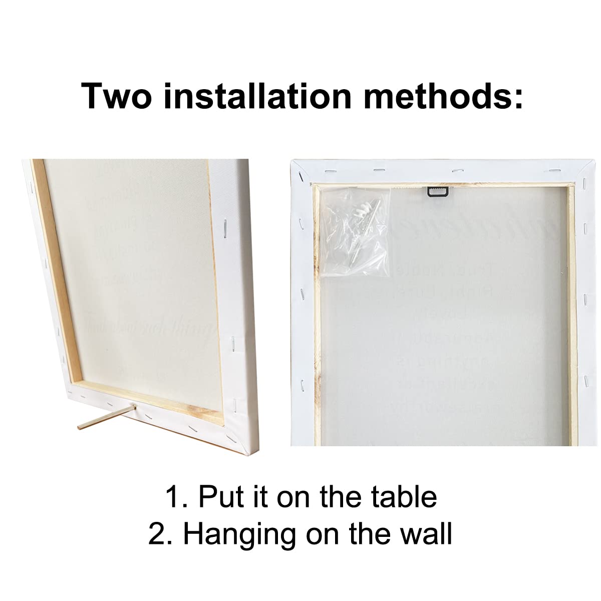 Bible Verse Print Canvas Wall Art Home Decor Bird Psalm 91:4 Scripture Painting 12x15 Canvas Poster Framed Ready to Hang Christi