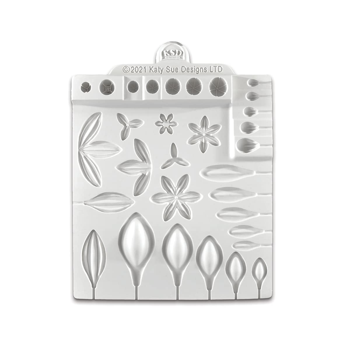 Flower Pro Ultimate Succulents Silicone Mold For Cake Decorating & Crafts By Katy Sue. Makes Fondant, Sugar Paste, & Clay Succul