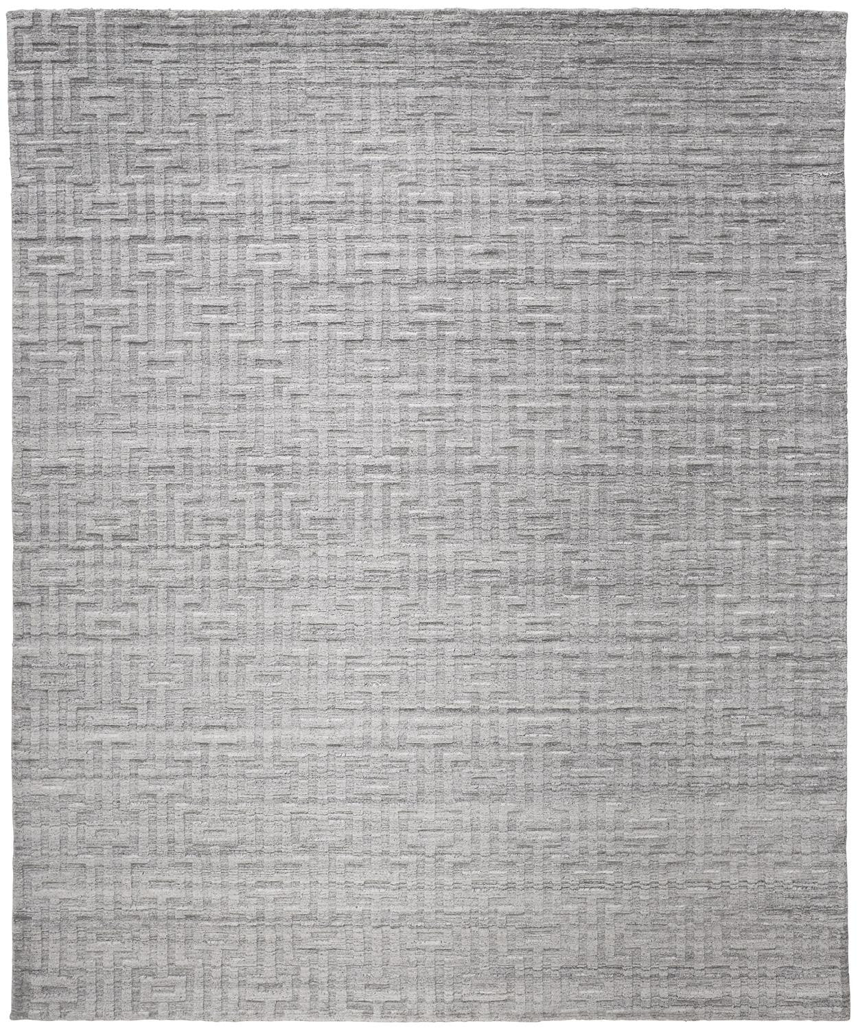 2 X 3 Silver Floral Hand Woven Area Rug