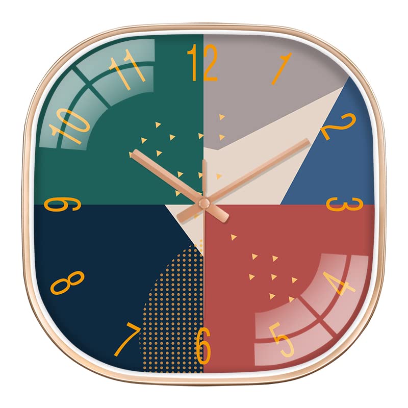 Star Work Plastic Non Ticking Silent Quartz Clock For Living Room Stylish Bedroom Office|Mute And Quiet Analog Wall |Home Decora