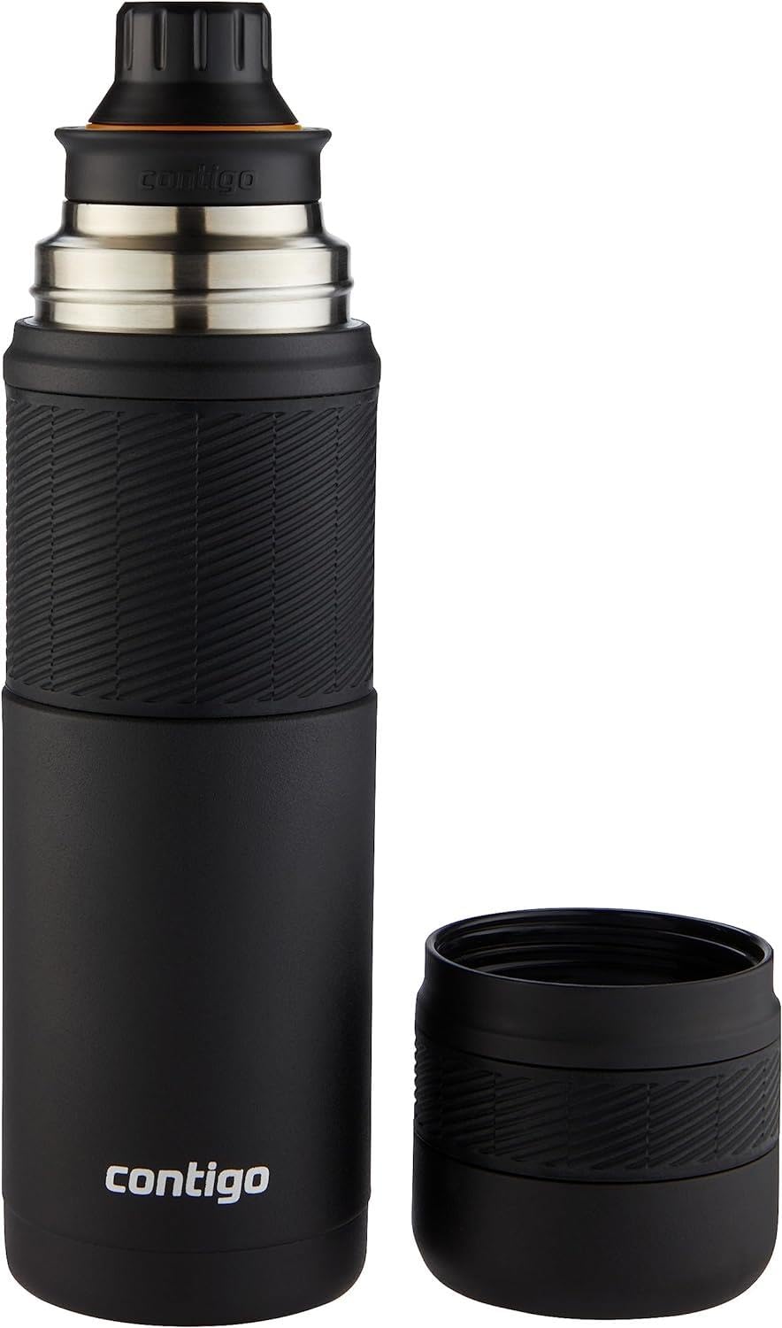 Contigo Thermal Bottle Thermalock  Vacuum Insulated Travel Flask  Thermos Flask for Hot Drinks  30h hot  45h cold  Leakproof Coffee Tea Bottle  Stainless Steel Travel Mug