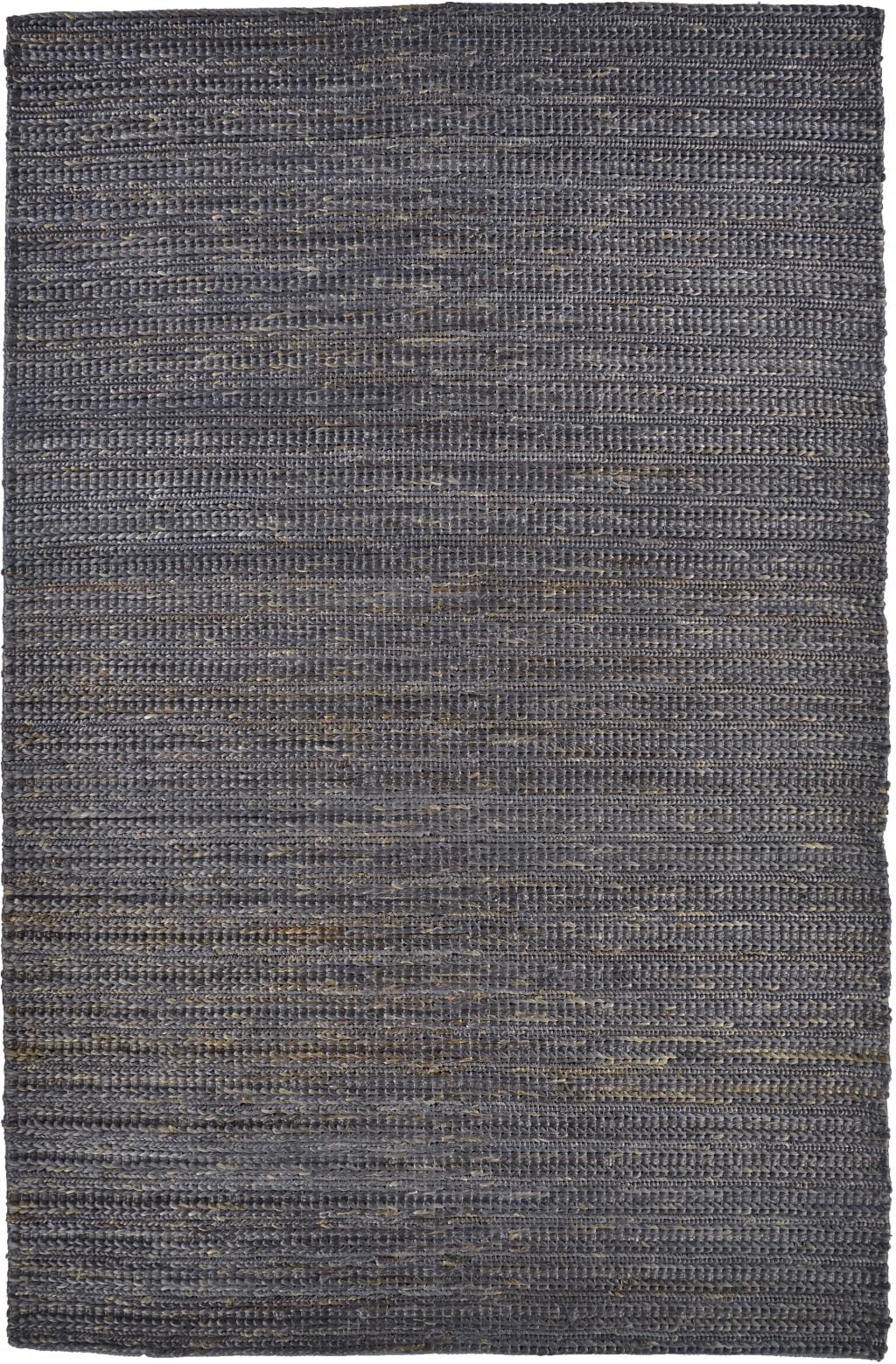 4 X 6 Brown Blue And Taupe Hand Woven Area Rug