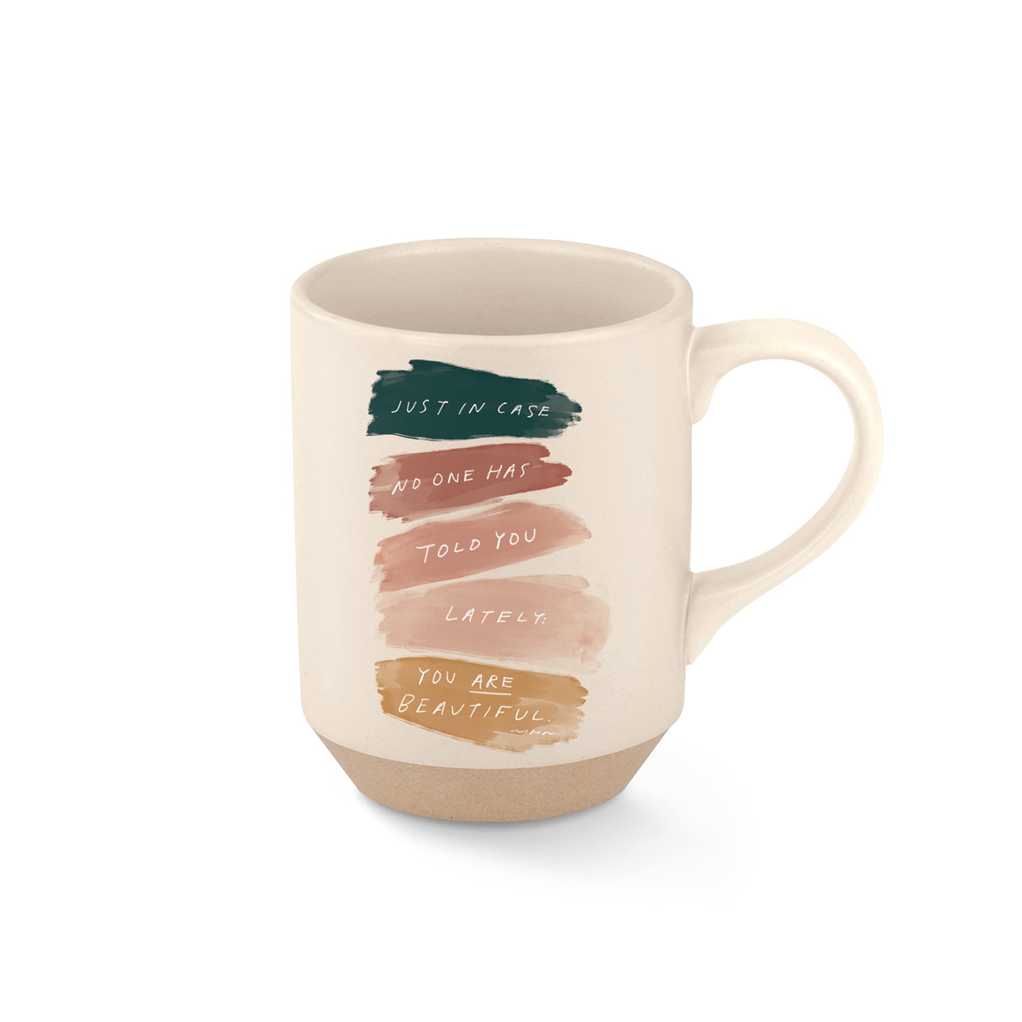 Fringe Studio Beautiful Stoneware Mug, 12 fl oz, Natural,429058
