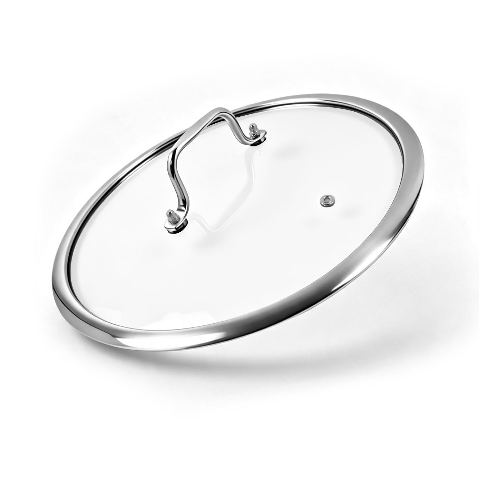 HEVSTIL 11.5 Inch Tempered Glass Lid for Frying Pan