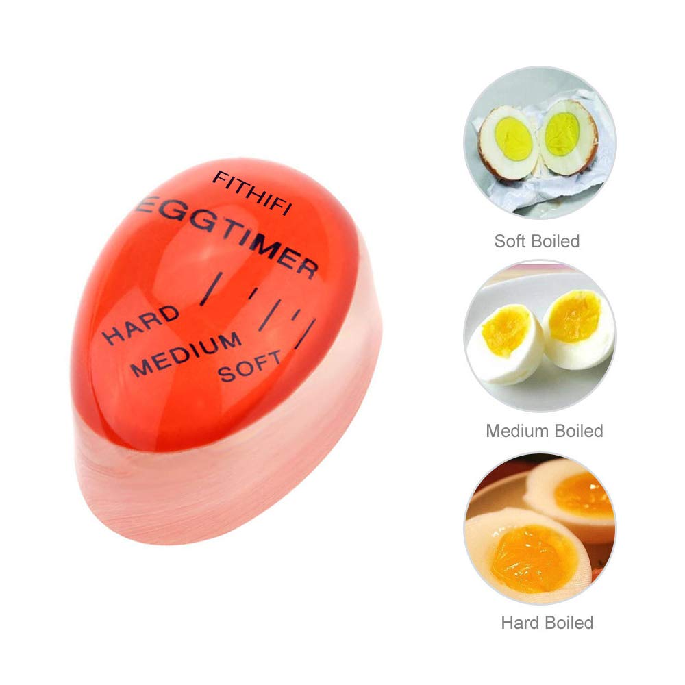 Colour Changing Egg Perfect Egg Timer Boiled Egg Timer -Red