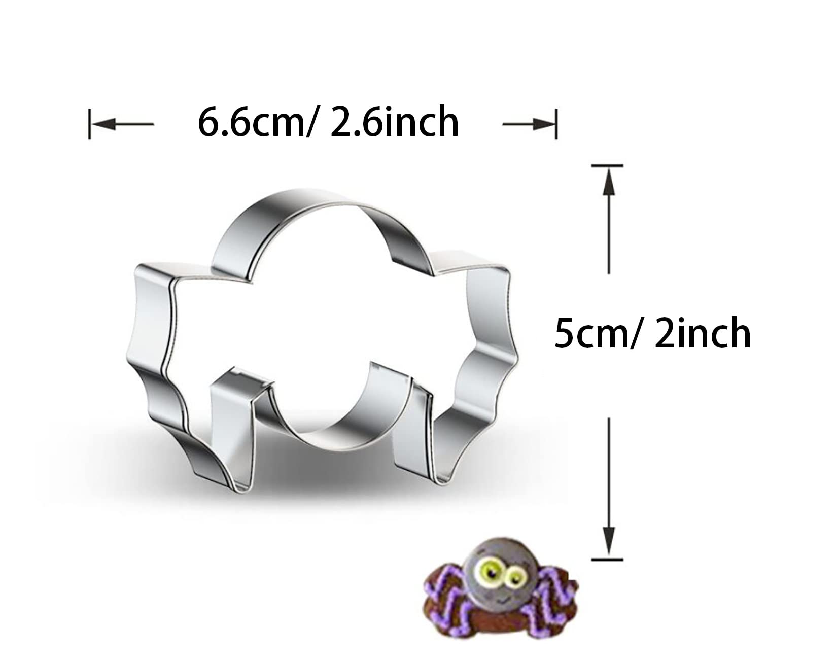 Wjsyshop Spider Araneid Shape Cookie Cutter For Halloween