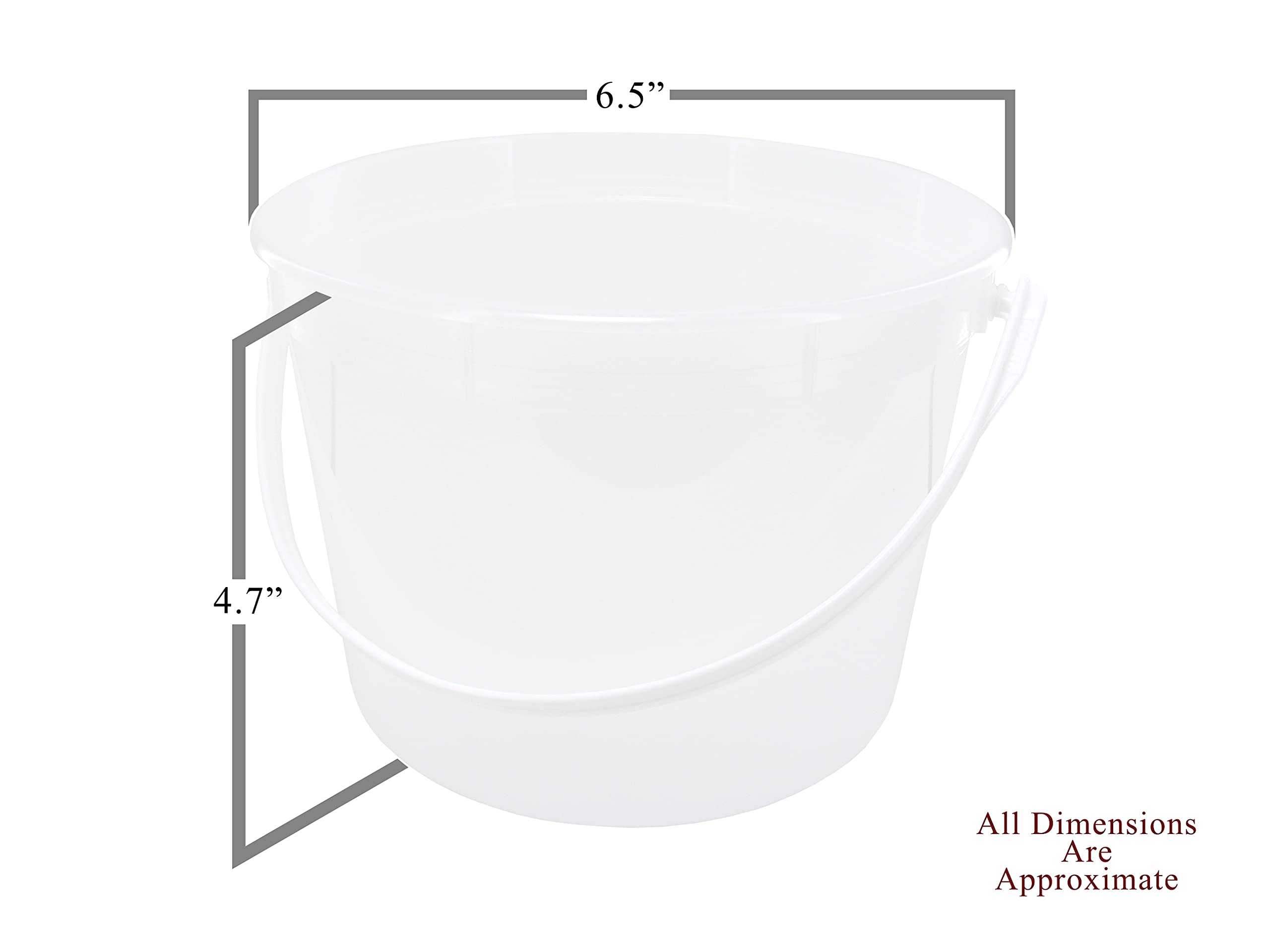 Poly Farm 64 Oz Ice Cream Tub With Lid And Handle(3)