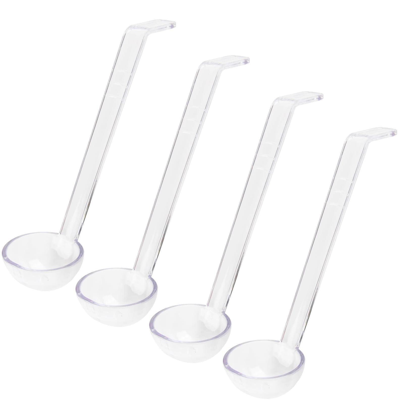 1oz Clear Small Ladles for Serving Sauce, 8.27 In Long Small Ladle Plastic
