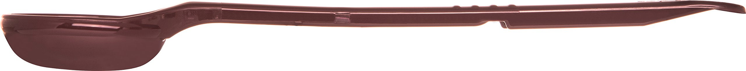 Carlisle Foodservice Products 395801 Solid Long Handle Portion Control Spoon, 1.5 Oz, Reddish Brown