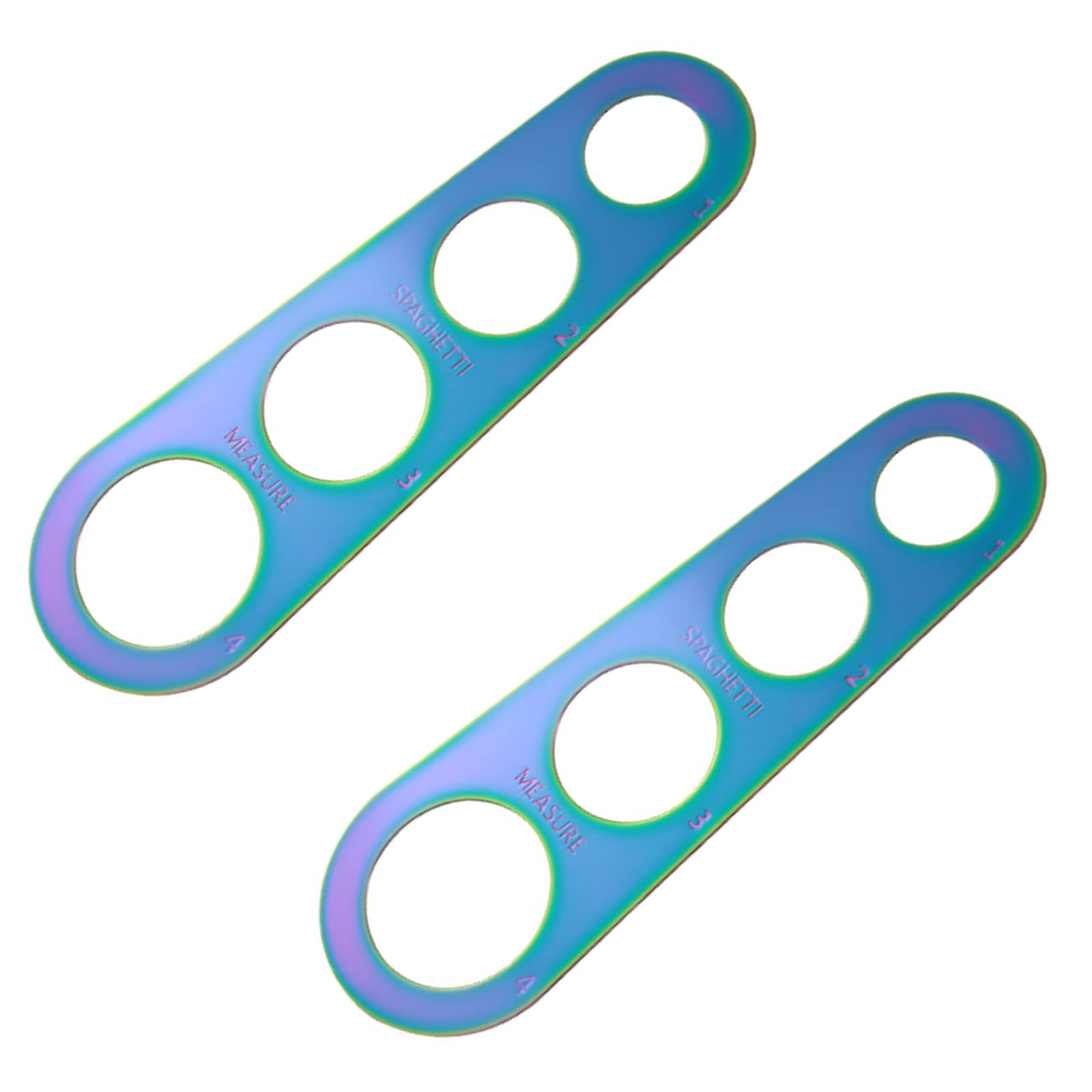 2Pcs Pasta Measurer Tool Spaghetti Measurer Tool Pasta Portion Tool 4 Serving Portion Control Spoons Spaghetti Ruler Kitchen Gad