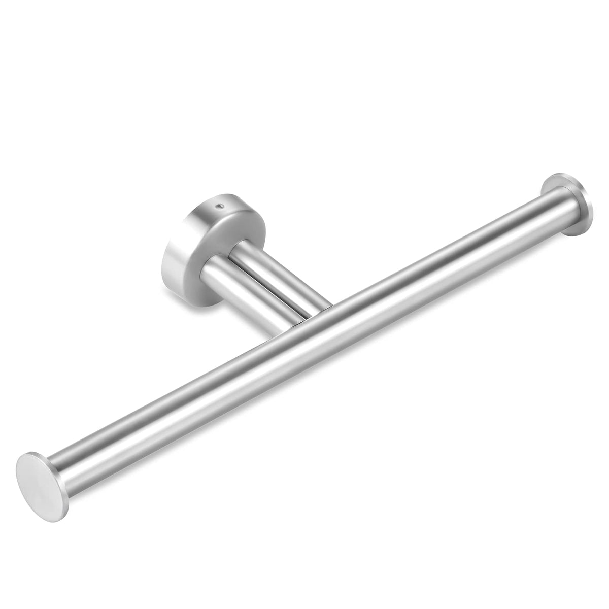 Double Roll Toilet Paper Holder Wall Mount For Bathroom Kitchen, Brushed Nickel Sus304 Stainless Steel 2 In 1 Dual Tissue Holder