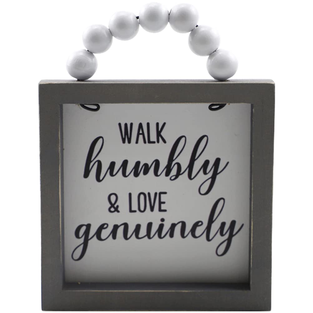 BESPORTBLE Hanging Wall Sign Farmhouse Front Door Decor Decorative Wall Art Sign Letter Decorative Doorplates