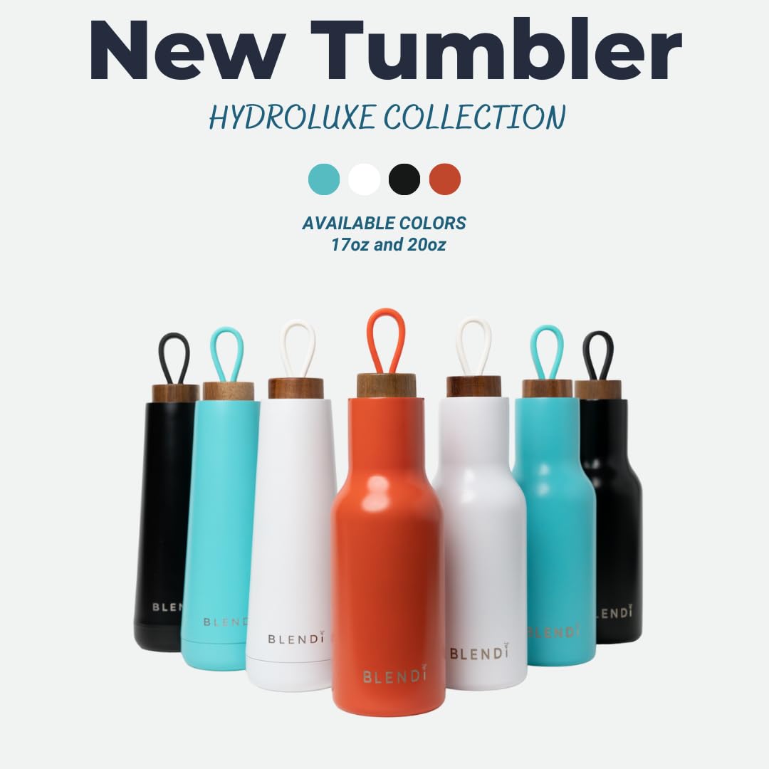 Slim Hydroluxe 17Oz Water Bottle - Eco-Friendly, Bpa Free, 18/8 Powder Coated Stainless Steel, 24 Hour Cold Insulating Technolog