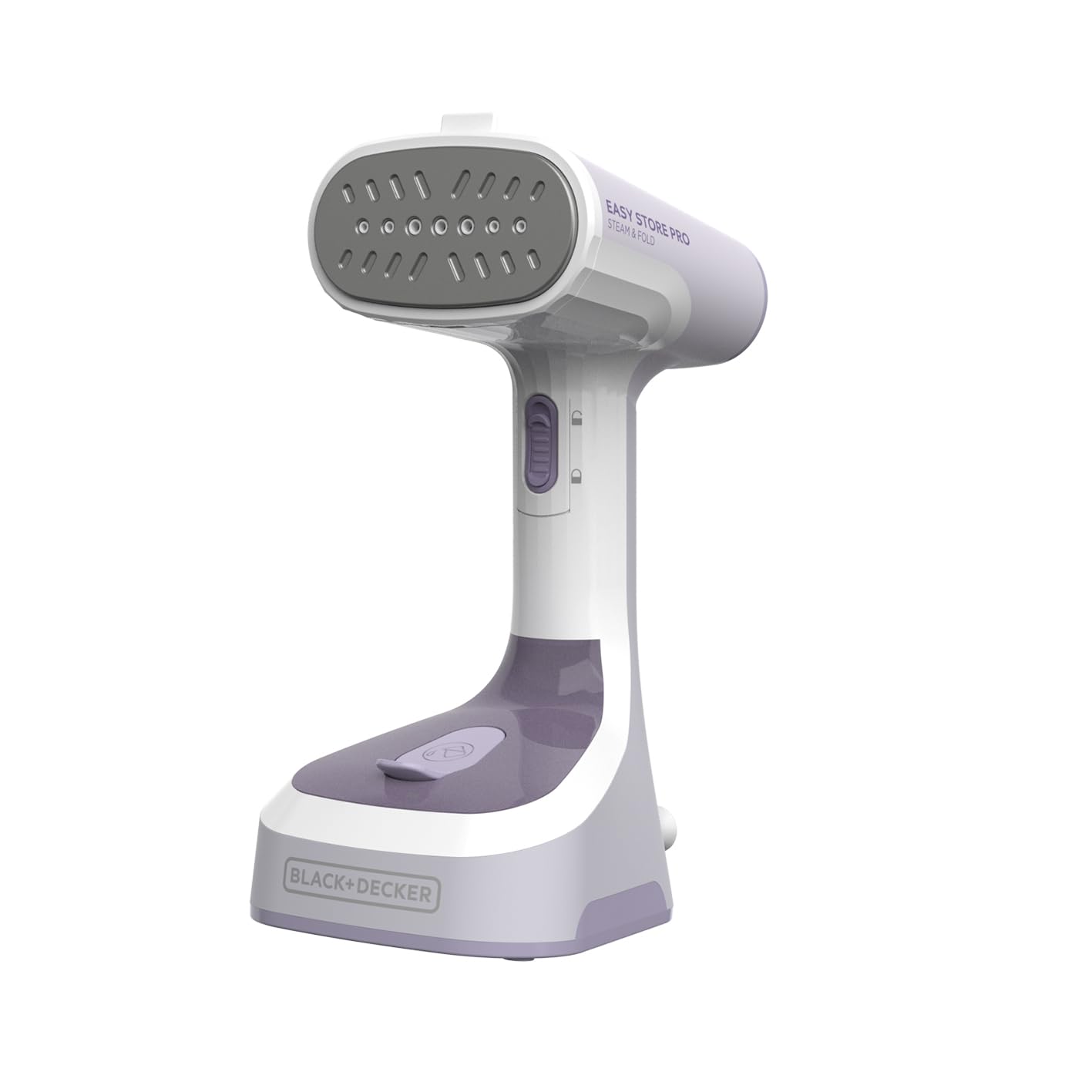 Black+Decker Easy Store Pro Foldable Steamer, Gs0311-0Pd, 45-Second Heat Up, Extra Long Power Cord & Lint Remover Attachment, Po