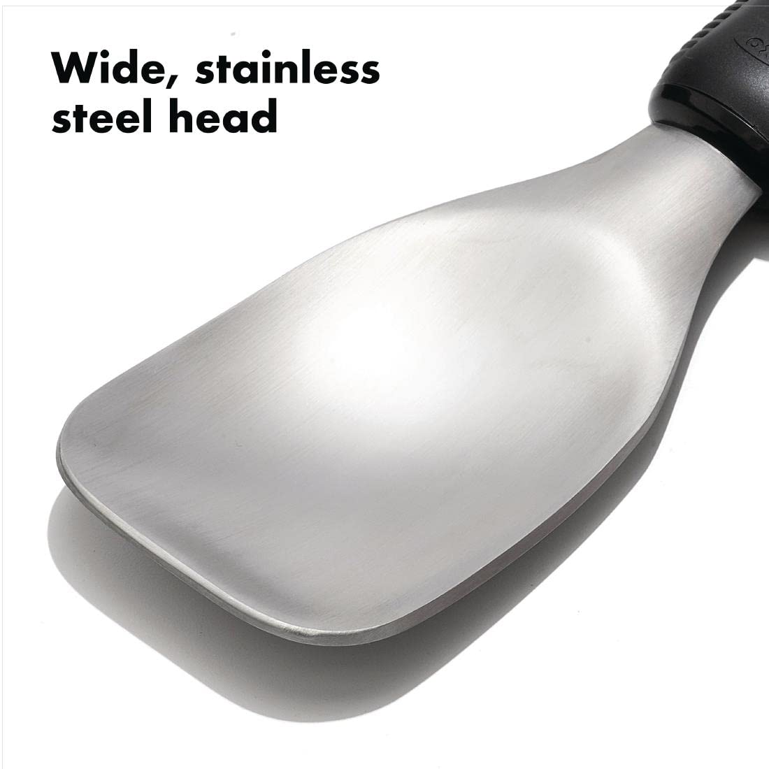 OXO Good Grips Stainless Steel Ice Cream Spade, One Size, Black, Model 11294900