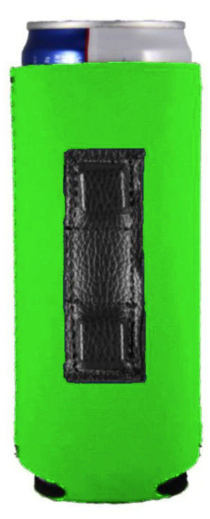 Blank Magnetic Slim Can Coolie (Bright Green, 1)