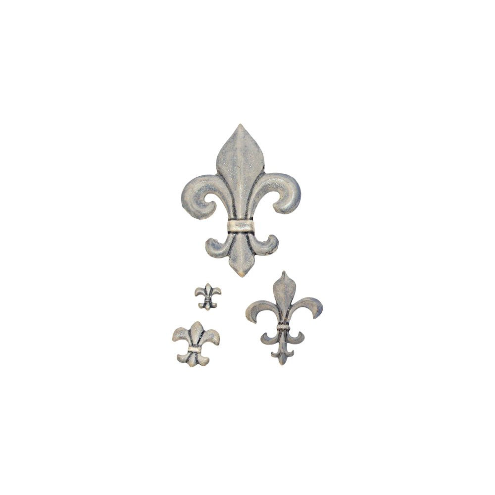 Fleur De Lis Set Silicone Mold Mn159 By First Impressions Molds