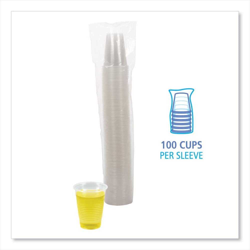 Boardwalk Bwktranscup7Pk 7 Oz. Polypropylene Cold Cups - Translucent (100 /Pack)