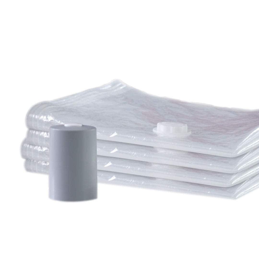 Pac  'N Stack, Handheld Vacuum Sealing Storage With Bags, Easy To Use, Reusable, Waterproof, Cordless, Compact, And Portable, Id