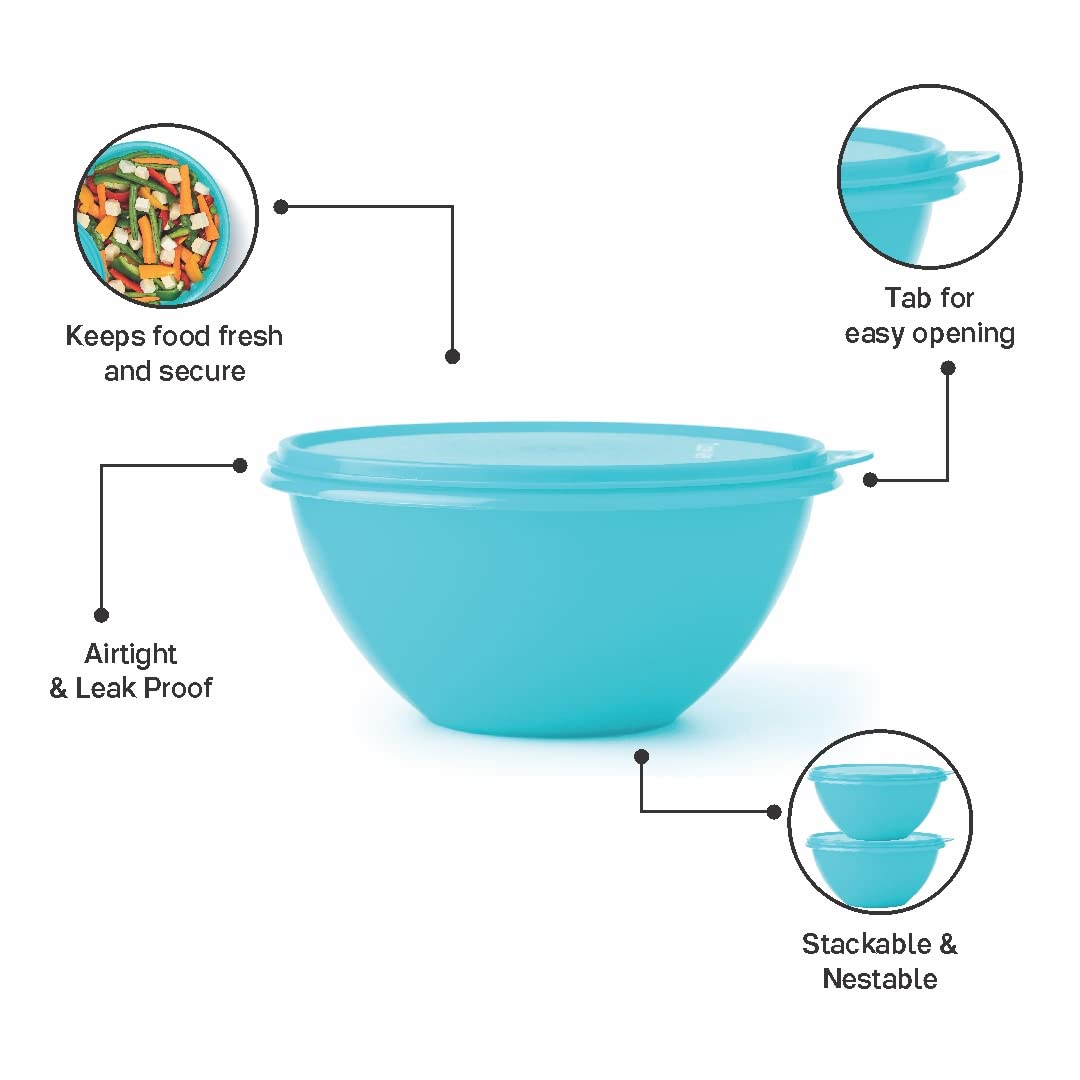 Tupperware Wonderlier Bowl 1.75 Ltr (Set Of 1), Sky Blue