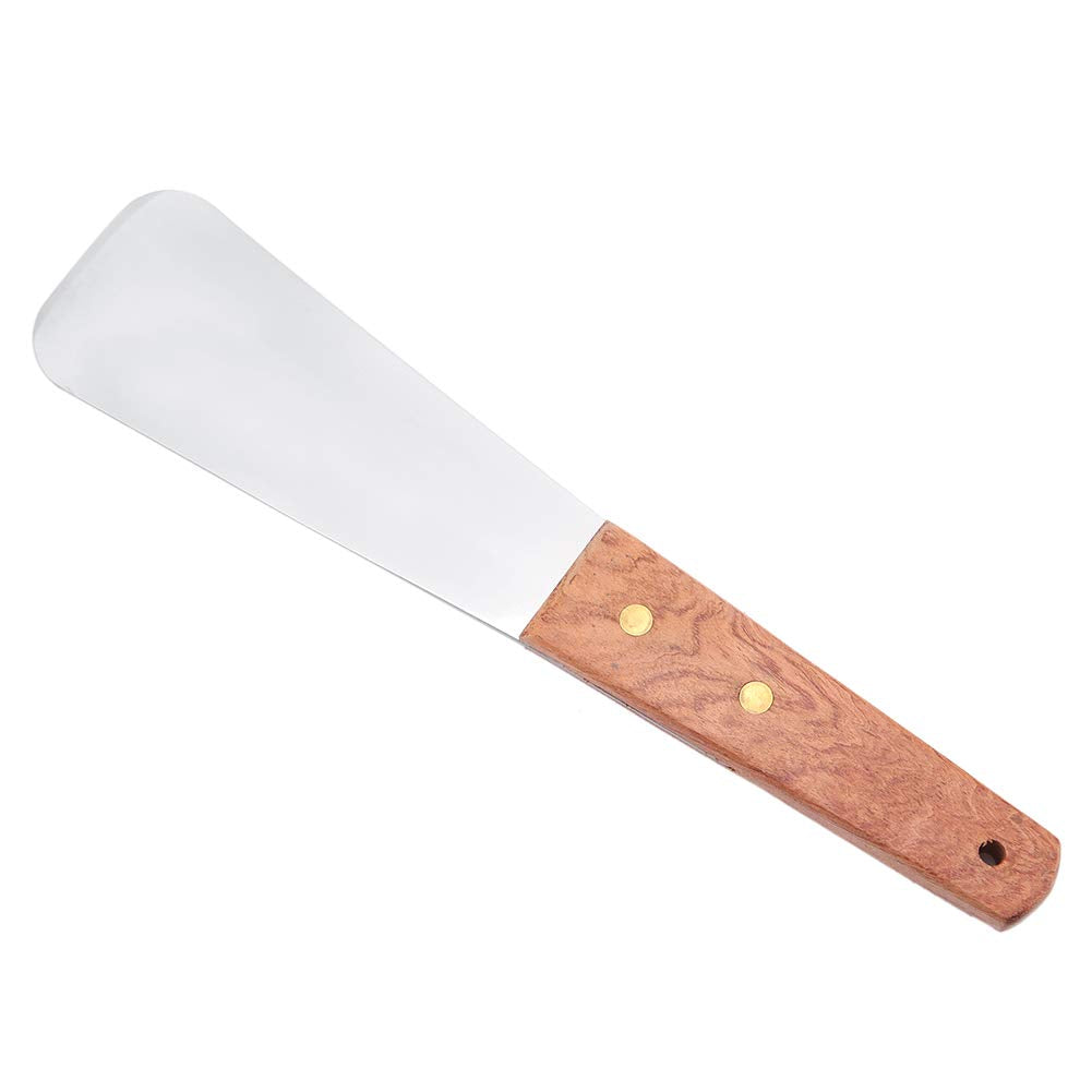 Ice Cream Scoop Stainless Steel Ice Cream Shovel With Wooden Handle Dessert Spade Butter Cutter For Spooning Frozen Hard Gelato