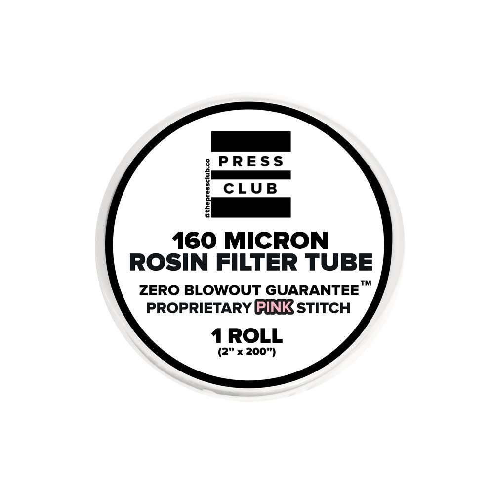 160 Micron | Bottle Or Chottle Tech Bags Premium Nylon Tea Filter Screen Press Tube | 2'' X 200'' | 1 Roll | Zero Blowout Guaran