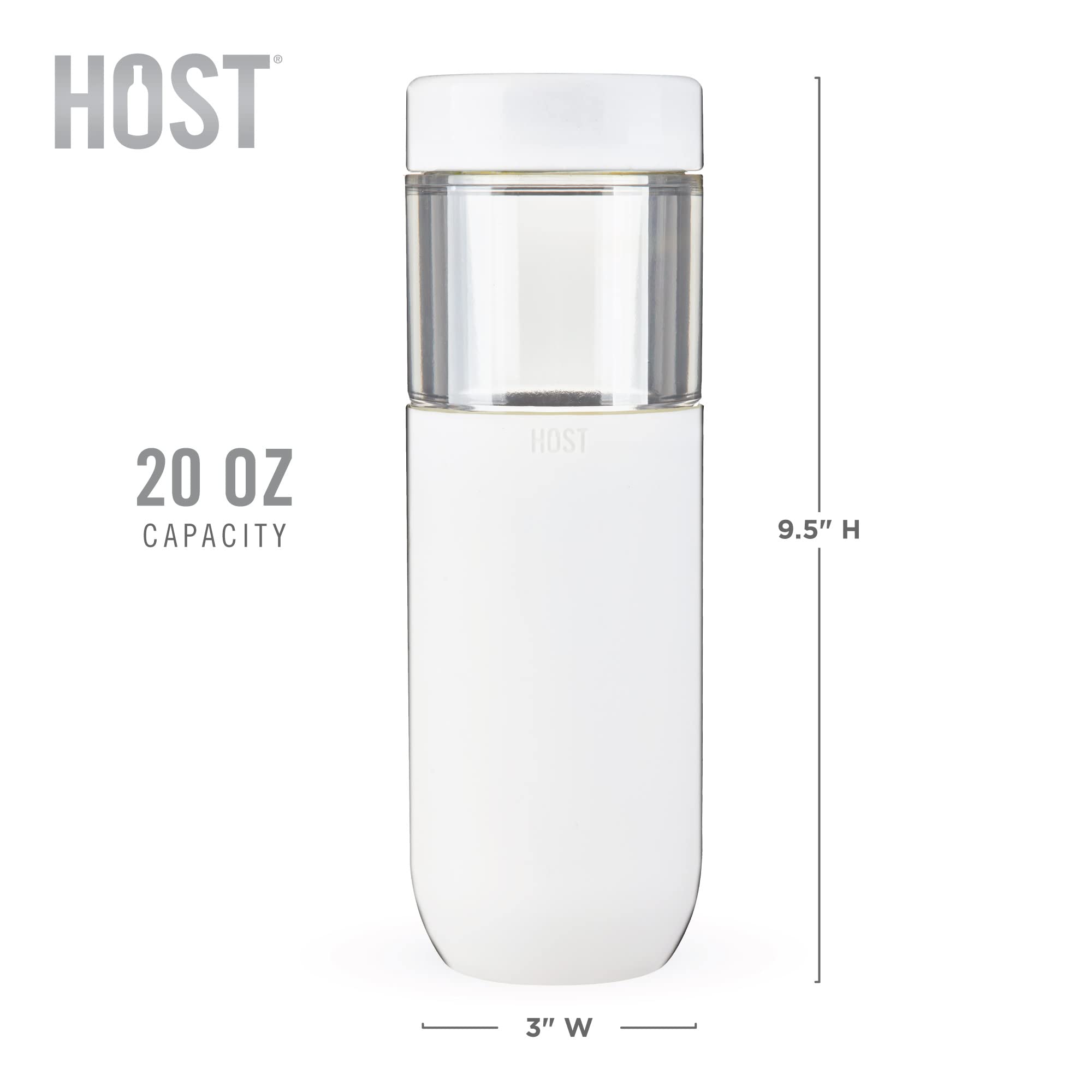Freeze Bottle In White By Host