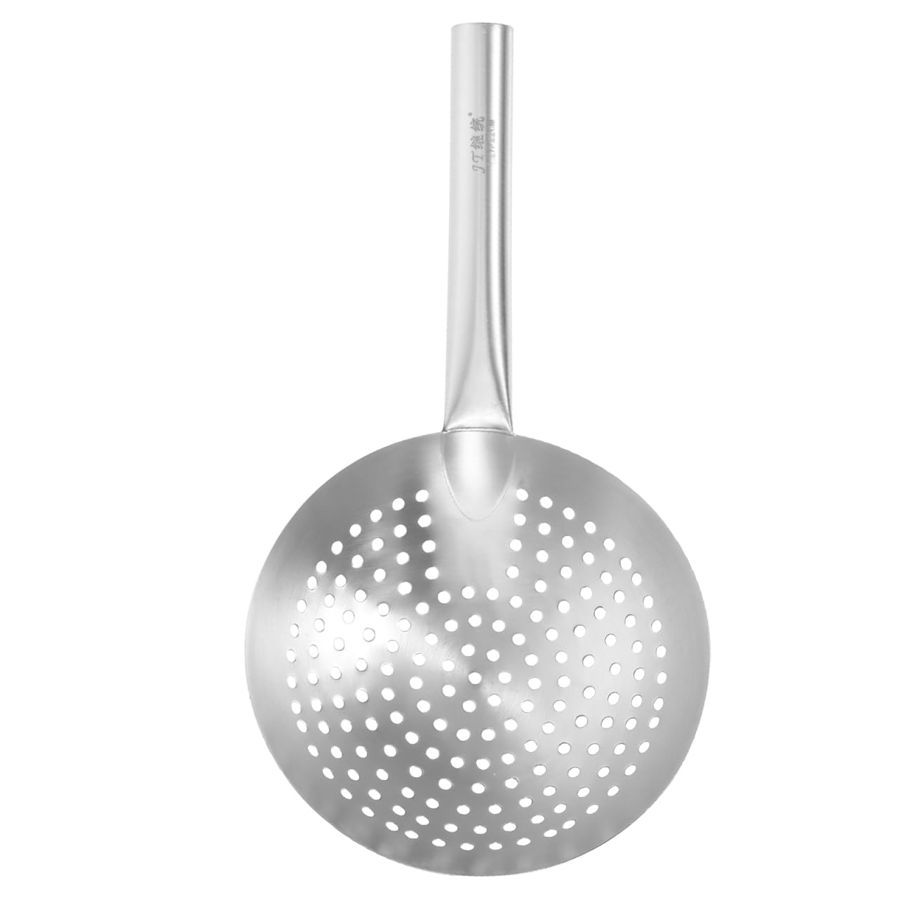 Cabilock Stainless Steel Skimmer Ladle Fine Mesh Wire Oil Strainer Spoon for Frying Soup Wonton Vegetables and Poached Eggs Thic