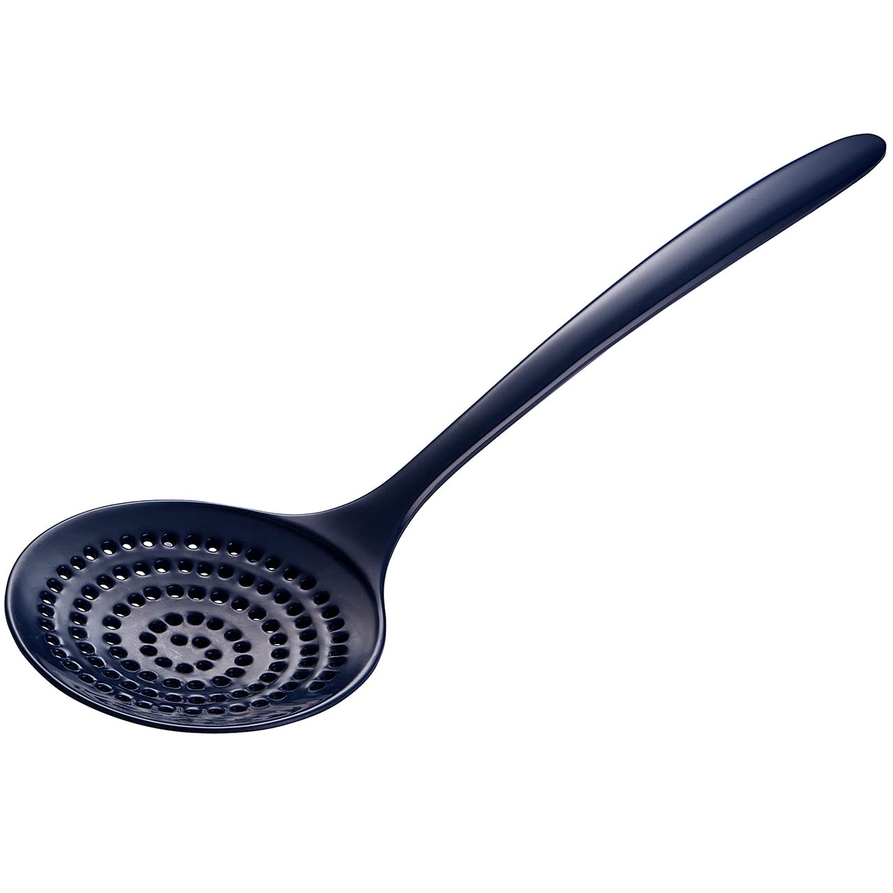 Gourmac 12-Inch Melamine Skimmer, Cobalt Blue