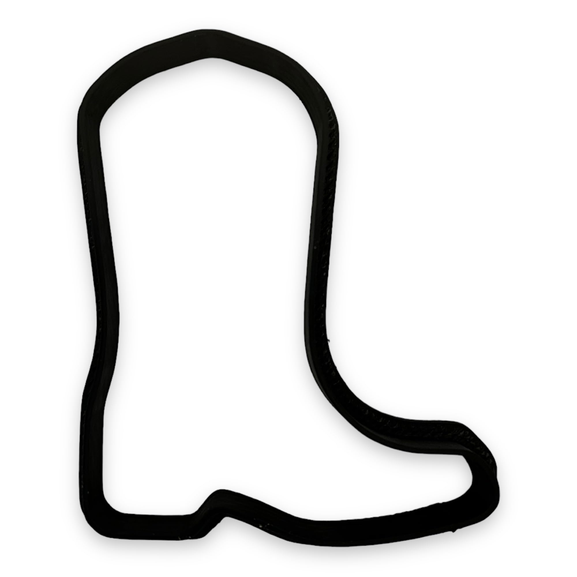 Cowboy Boot Cookie Cutter With Easy To Push Design (3.5 Inch)