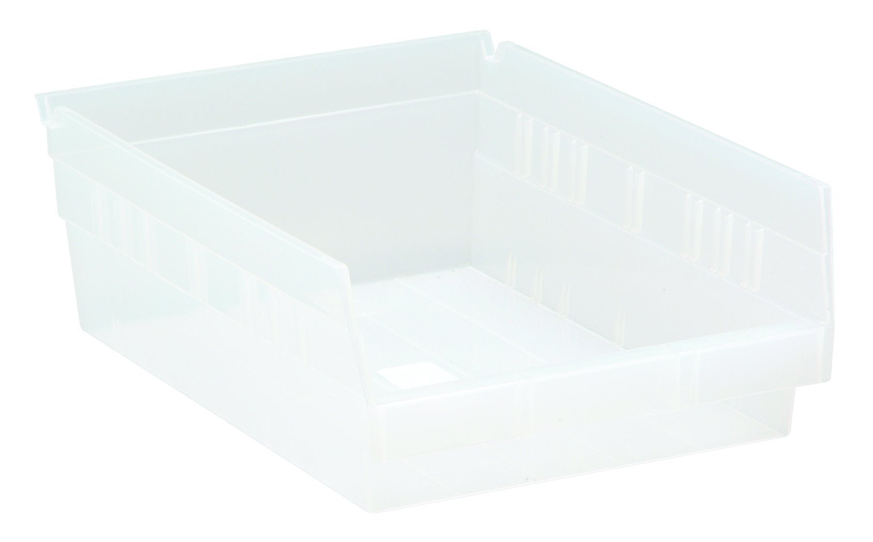 Quantum Storage Systems Qsb107Cl 4'' Economy Shelf Bins, 11-5/8'' X 8-3/8'' X 4'', Clear (Case Of 20)