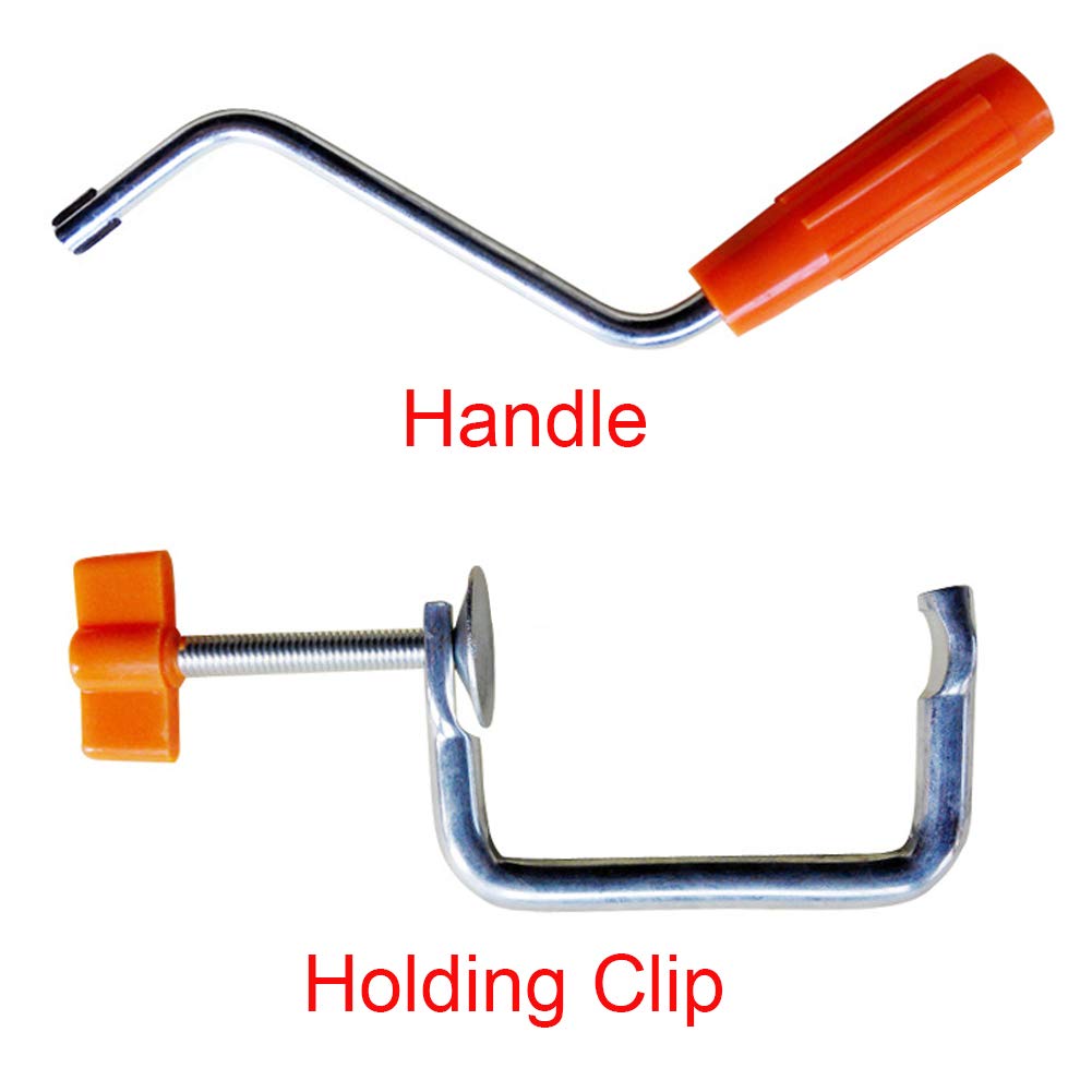 Pasta Maker, Roller Pasta Machine Stainless Steel Noodle Maker Handle Tool Parts Fixing Clip Durable Manual Noodle Maker Pasta M