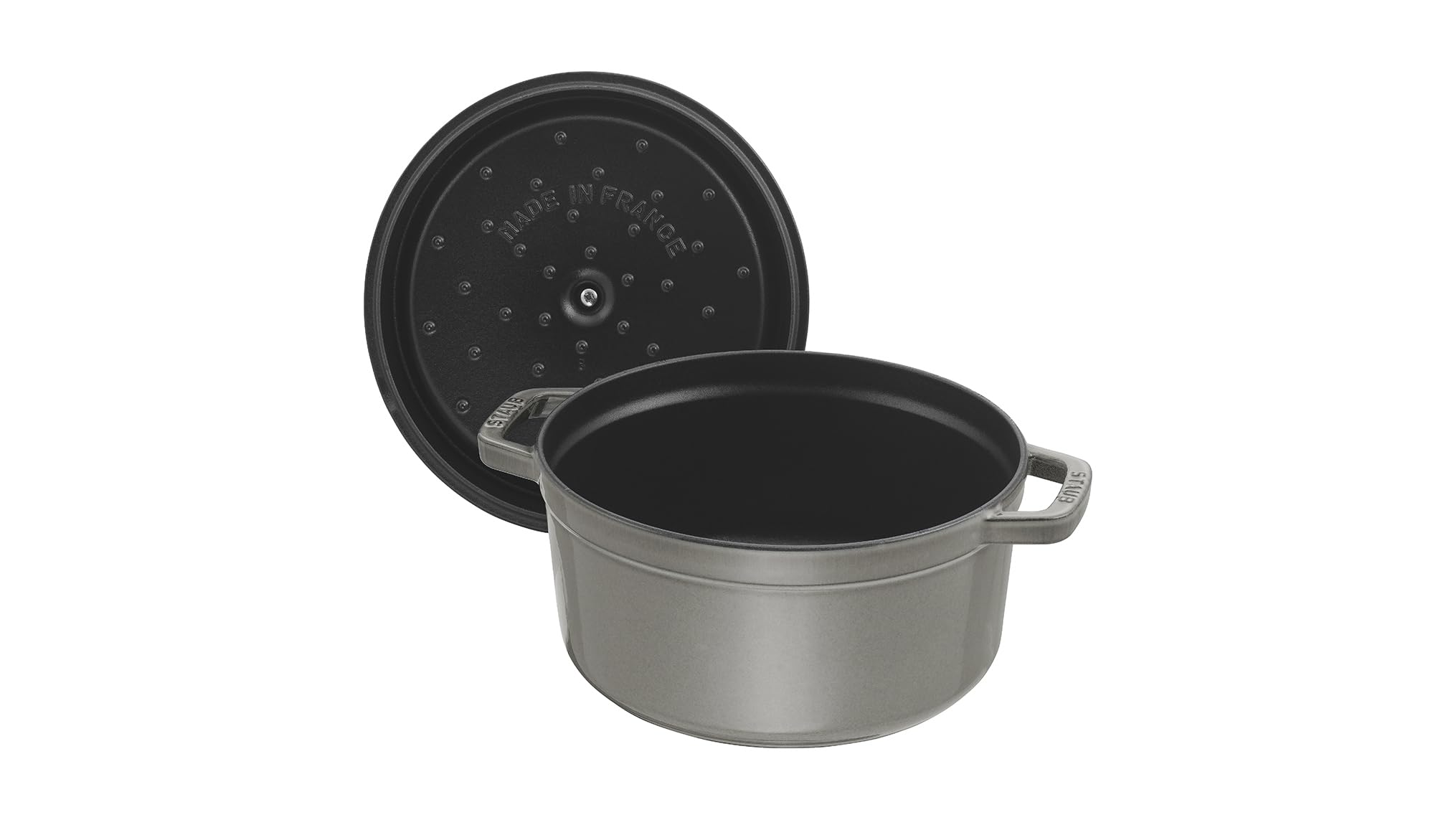 STAUB 40509-307-0 Cocotte Round 22cm Graphite grey