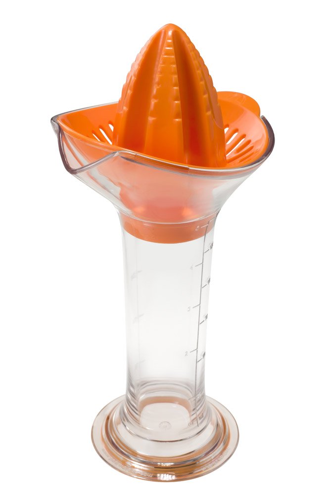 New Metro Design Juice Lab Citrus Juicer-Reamer, 5 Ounce Capacity, Orange