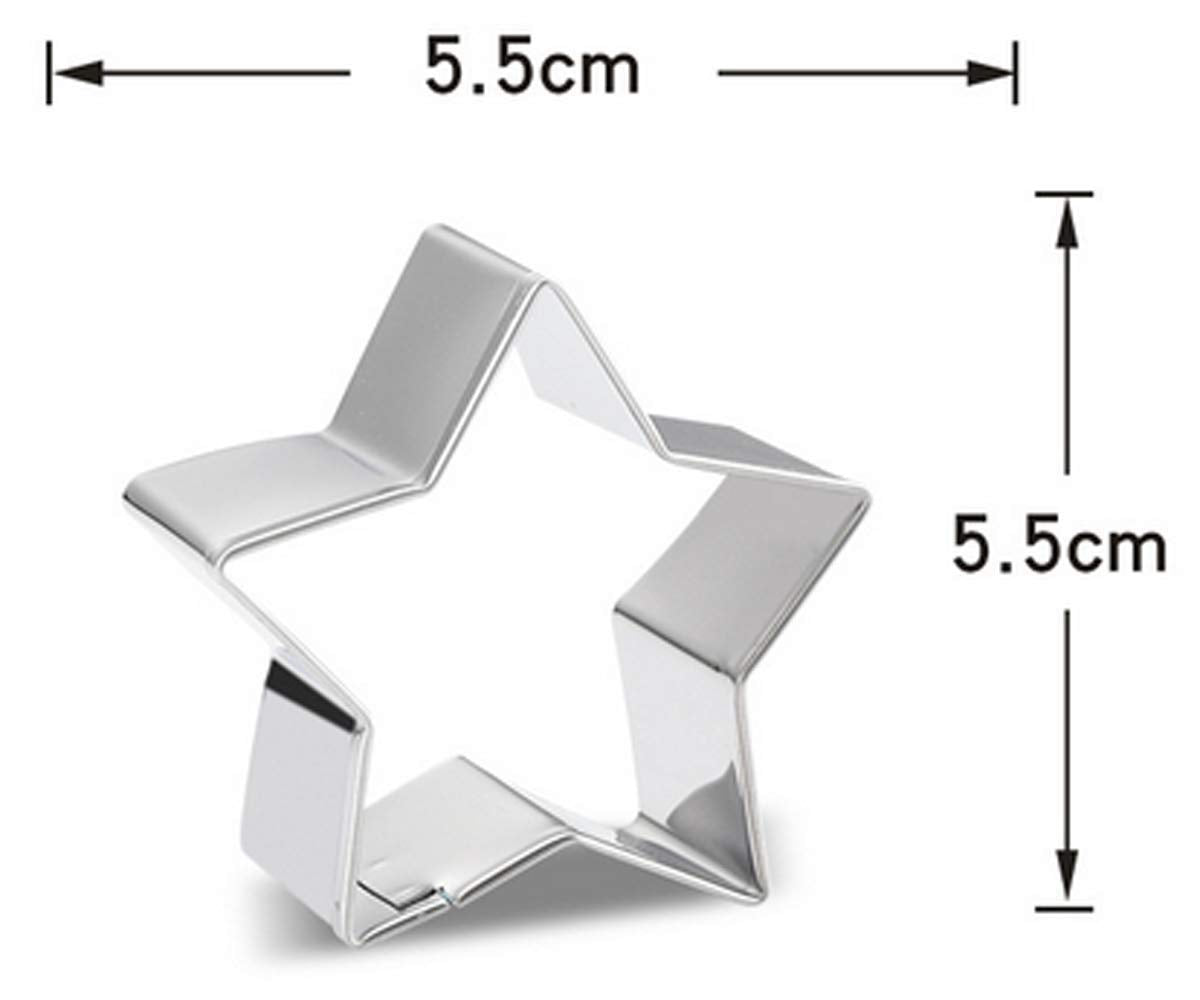 Eokoaiee 3Pcs Camel Moon Star Cookie Cutter Set - Stainless Steel