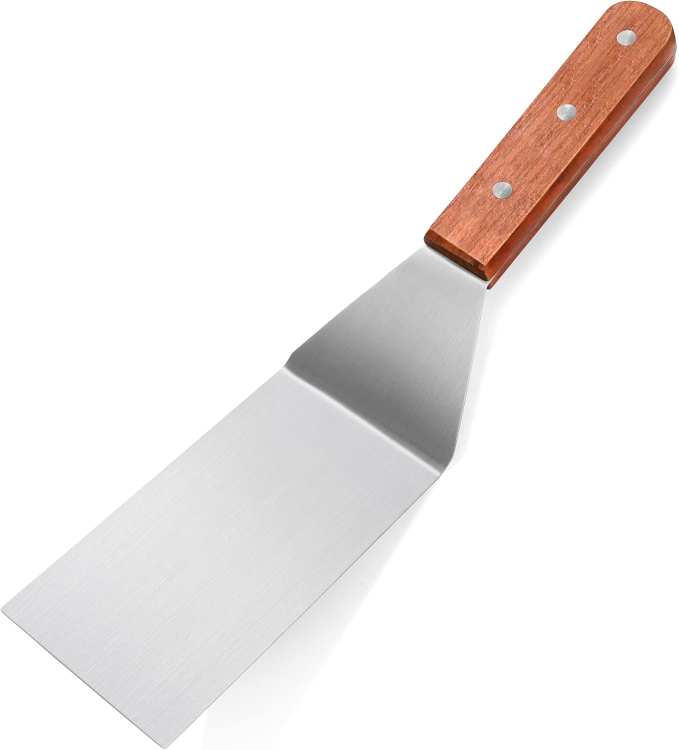 New Star Foodservice 36275 Wood Handle Grill Turner/Spatula  12.5-Inch
