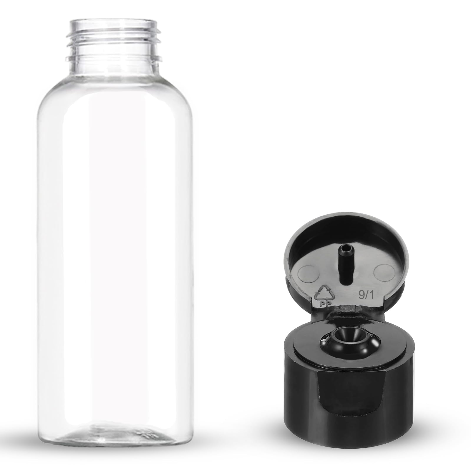 Dnsen 5 Pack 3.4 Oz Travel Size Bottles For Toiletries Tsa Approved Leak Proof Empty Refillable Liquid Containers With Labels