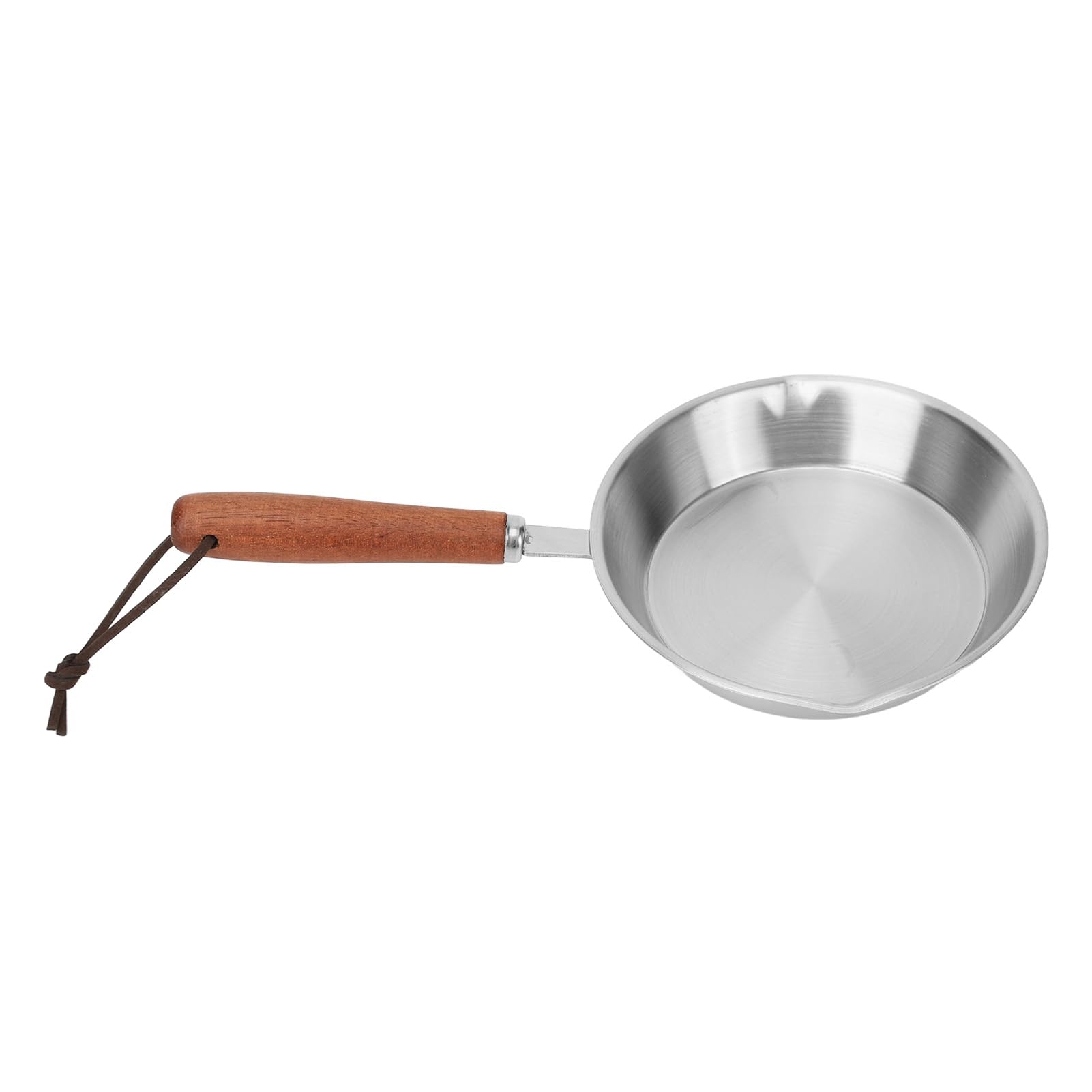 Brrnoo Stainless Steel Egg Pan, Small Skillet Nonstick 6 Inch Frying Pan Stainless Steel Egg Various Stoves (12CM)