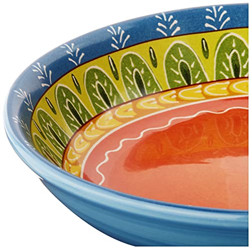 Certified International Valencia Soup/Pasta Bowl (Set Of 4), 9.25'', Multicolor