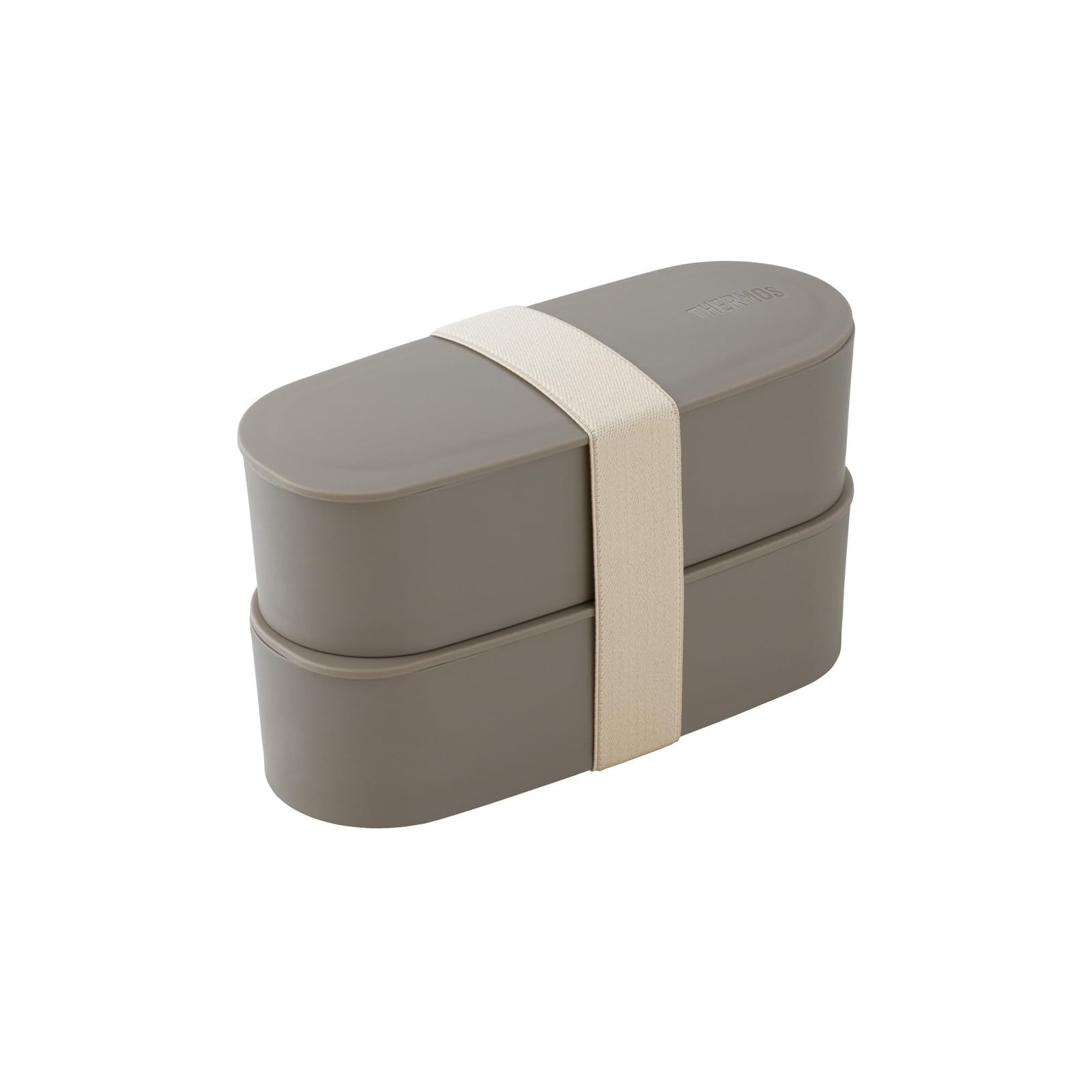 Thermos DJT601W MC 2Tier Fresh Lunch Box, 20.3 fl oz (600 ml), Mocha