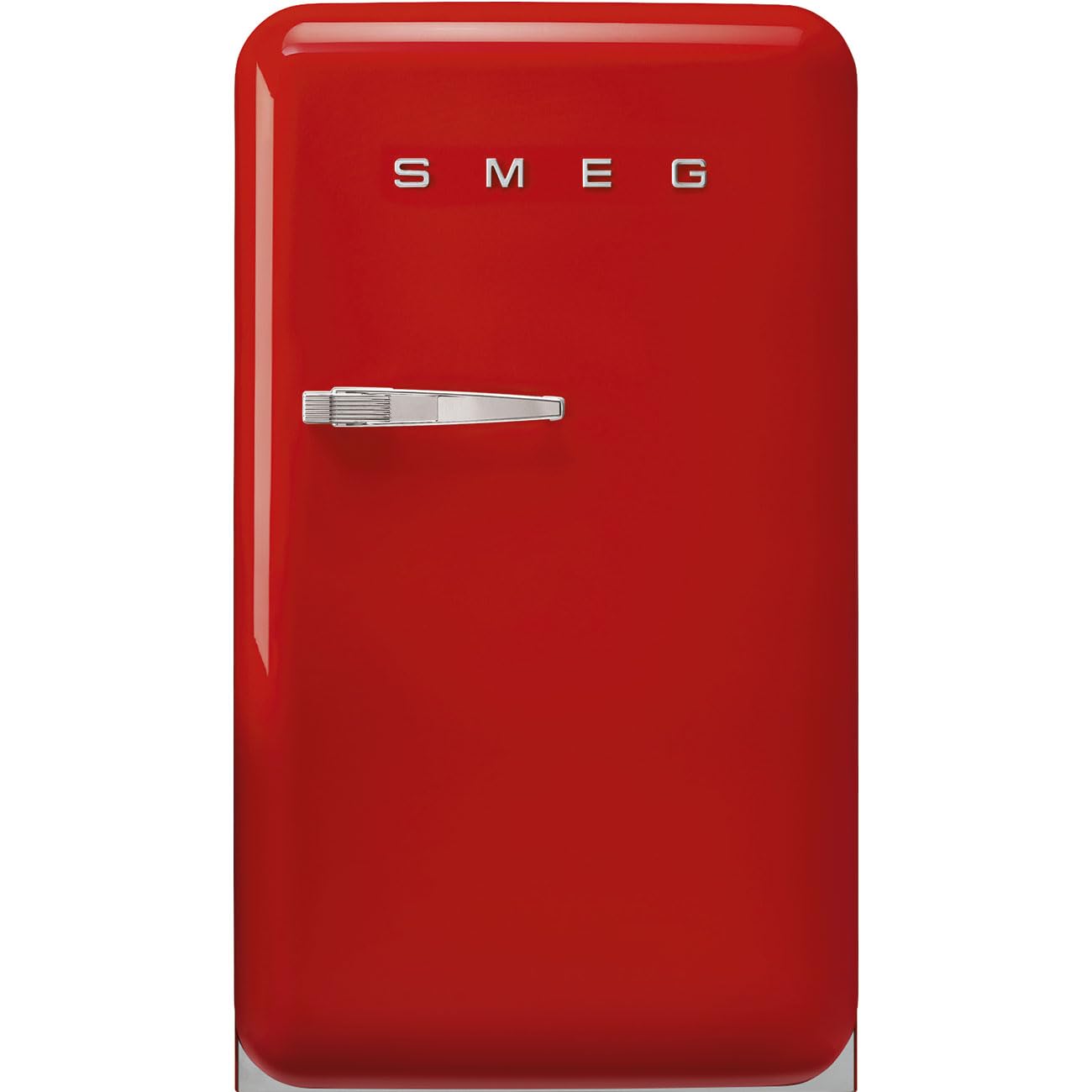 Smeg FAB10 50s Retro Style Aesthetic Refrigerator with 4.48 Cu Total Capacity, 2 Glass Shelves, LED Internal Light, 22-Inches, 