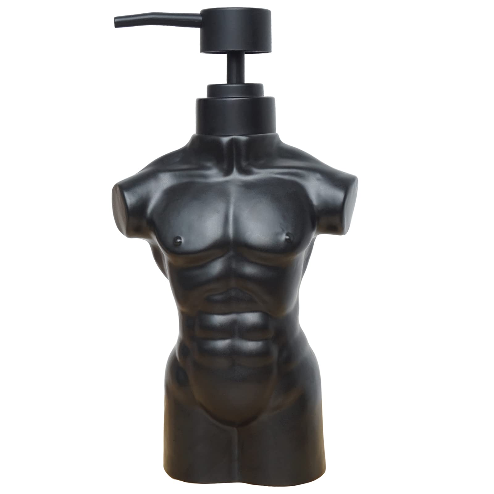 Ceramic Boy Soap Dispenser,Lotion And Soap Dispenser Set Refillable Liquid Hand Soap Dispenser For Bathroom, Premium Kitchen Soa