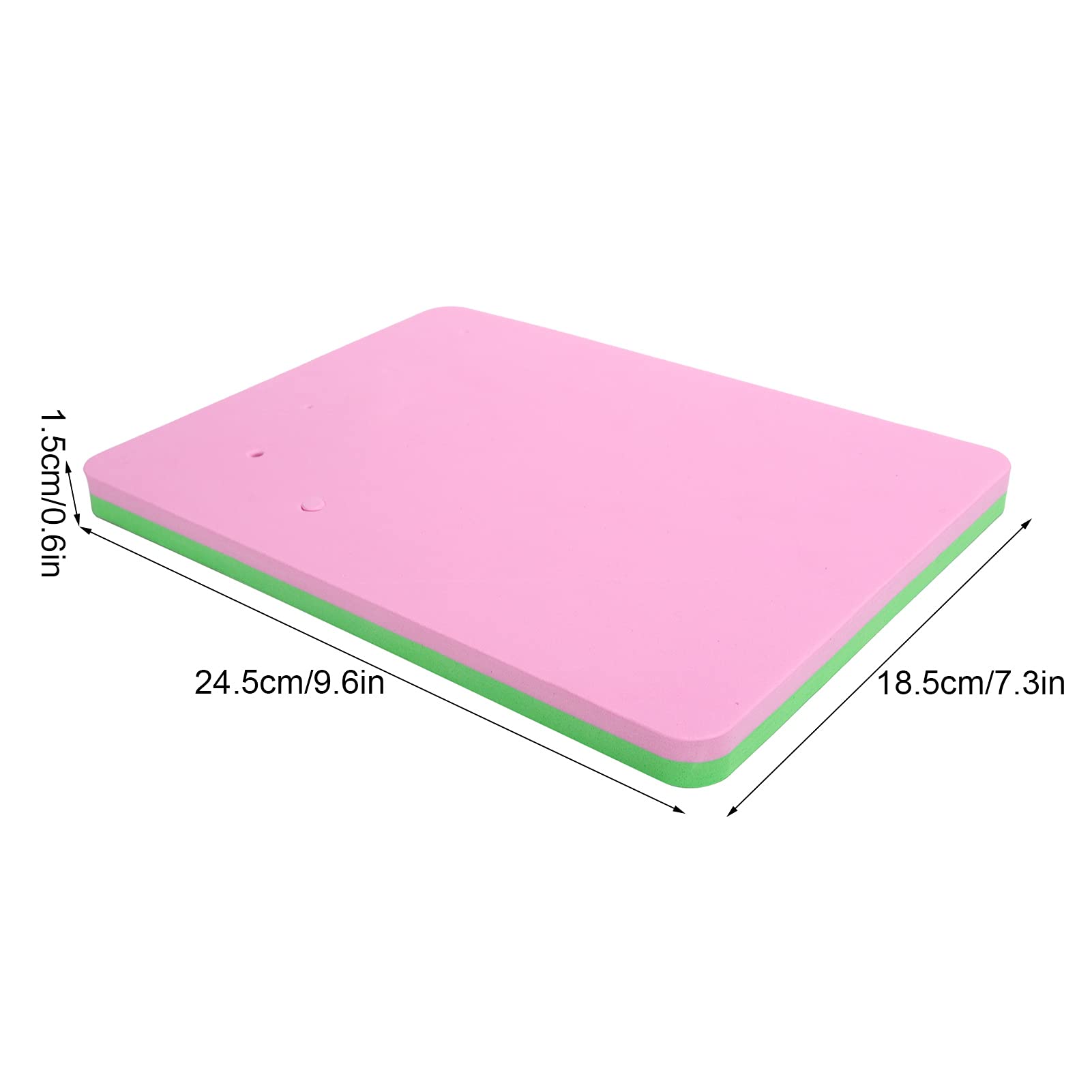Aunmas Fondant Foam Pad, Rectangular Fondant Cake Sponge Pad Mat With 5 Holes For Cake Decoration, Diy Paste/Sugar Flower/Gum/Ch