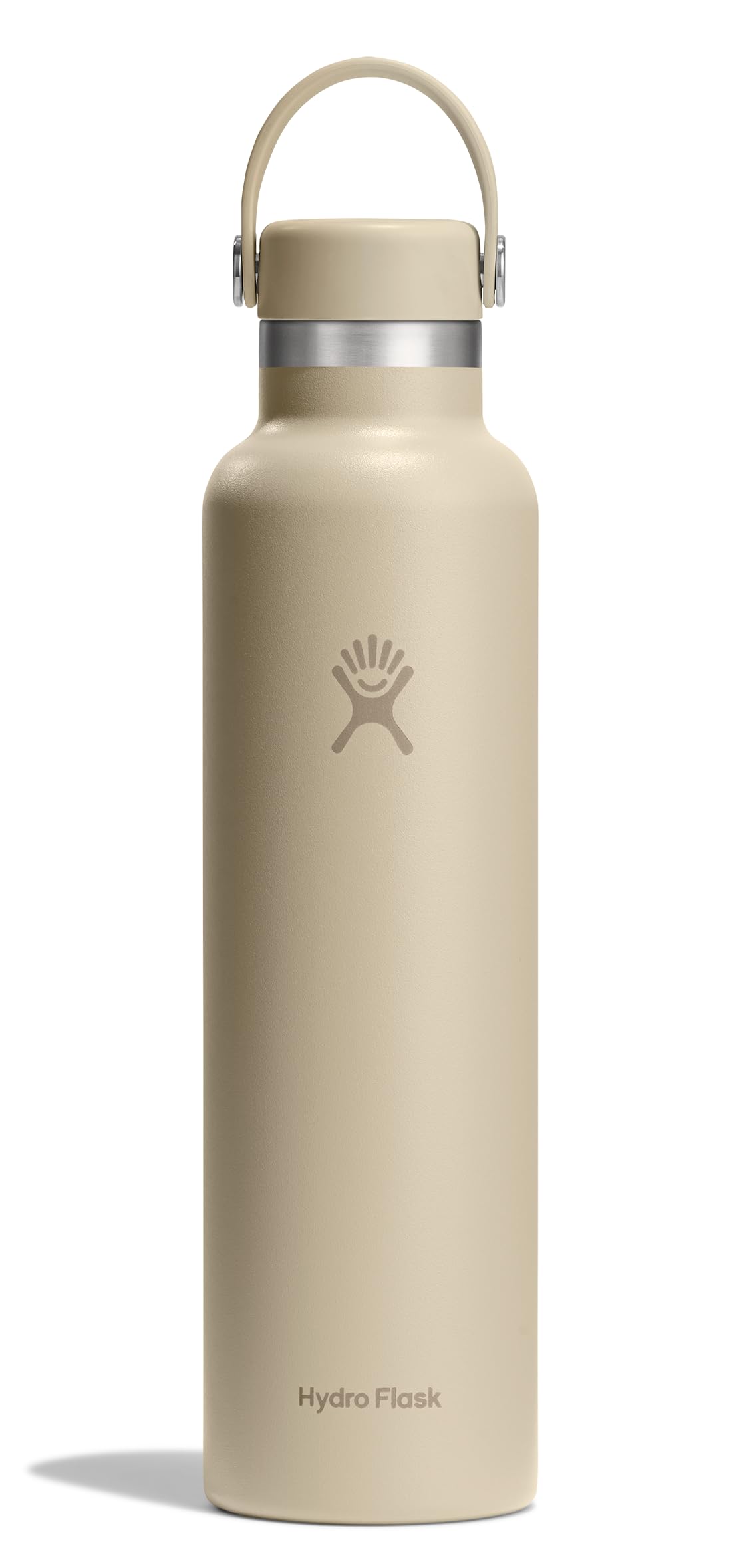 Hydro Flask Water Bottle - Insulated Stainless Steel - Non Spill, Leakproof in 24 Oz Oat Tan