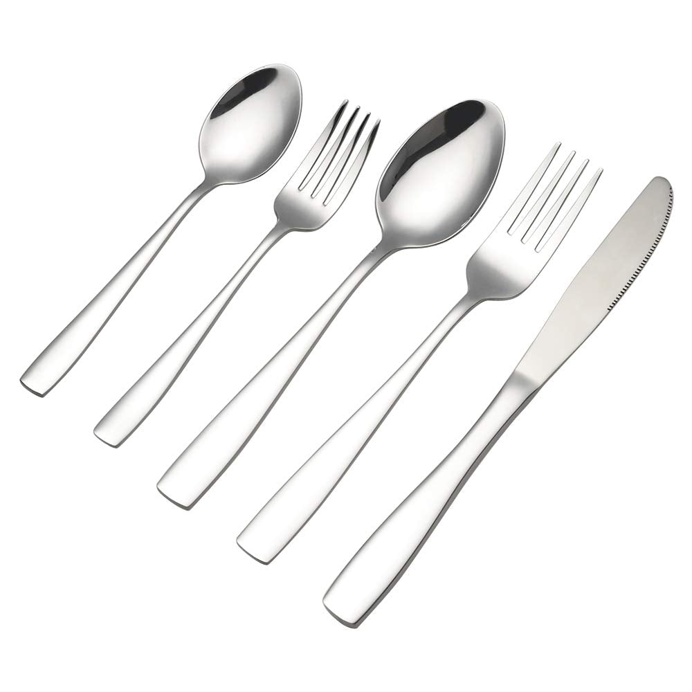 Asking 30-Pieces Stainless Steel Silverware Set, Service For 6