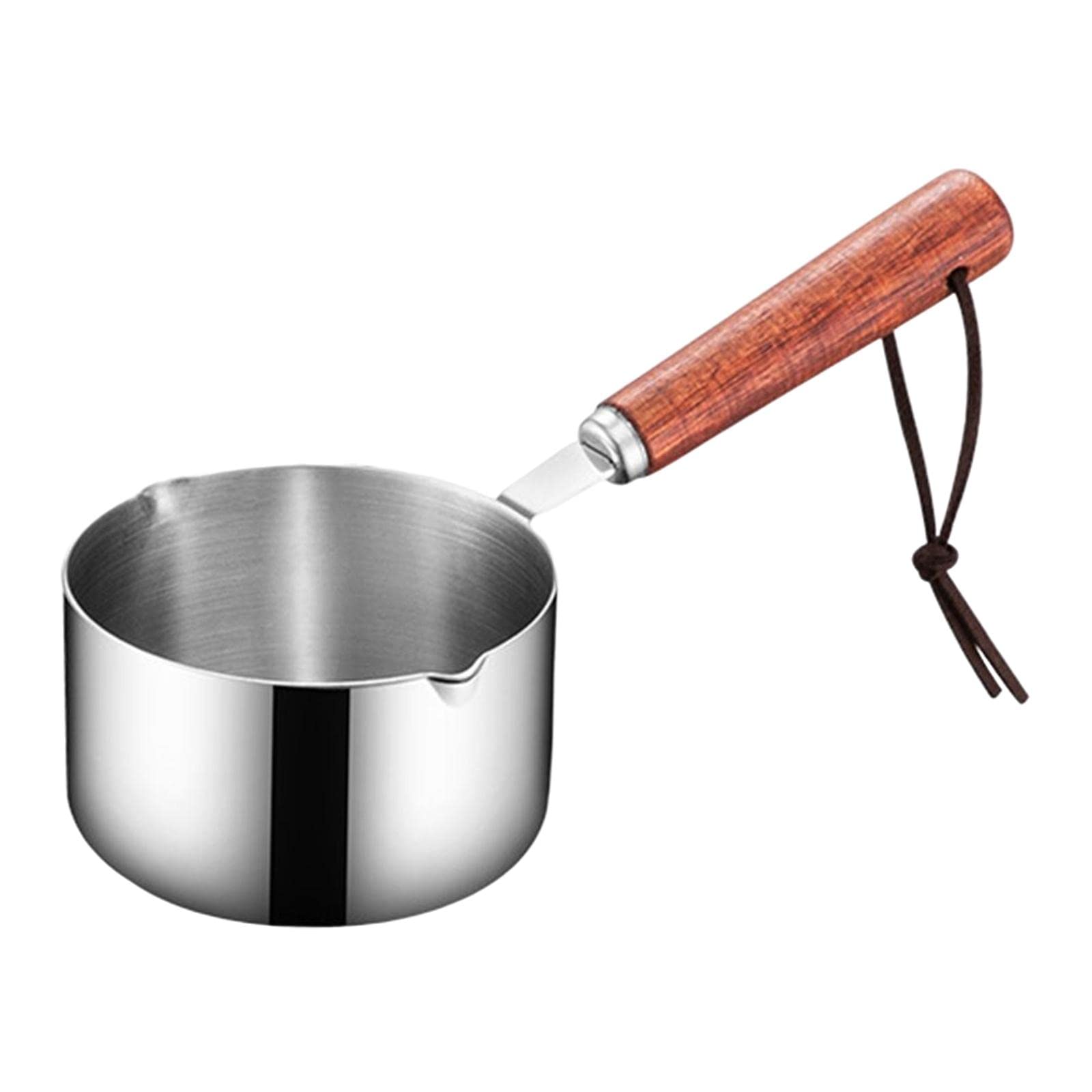 Merishopp Stainless Steel Small Saucepan Seasoning Bowl For Heating Milk Camping 125Ml| Home Dcor | Kitchen Tools