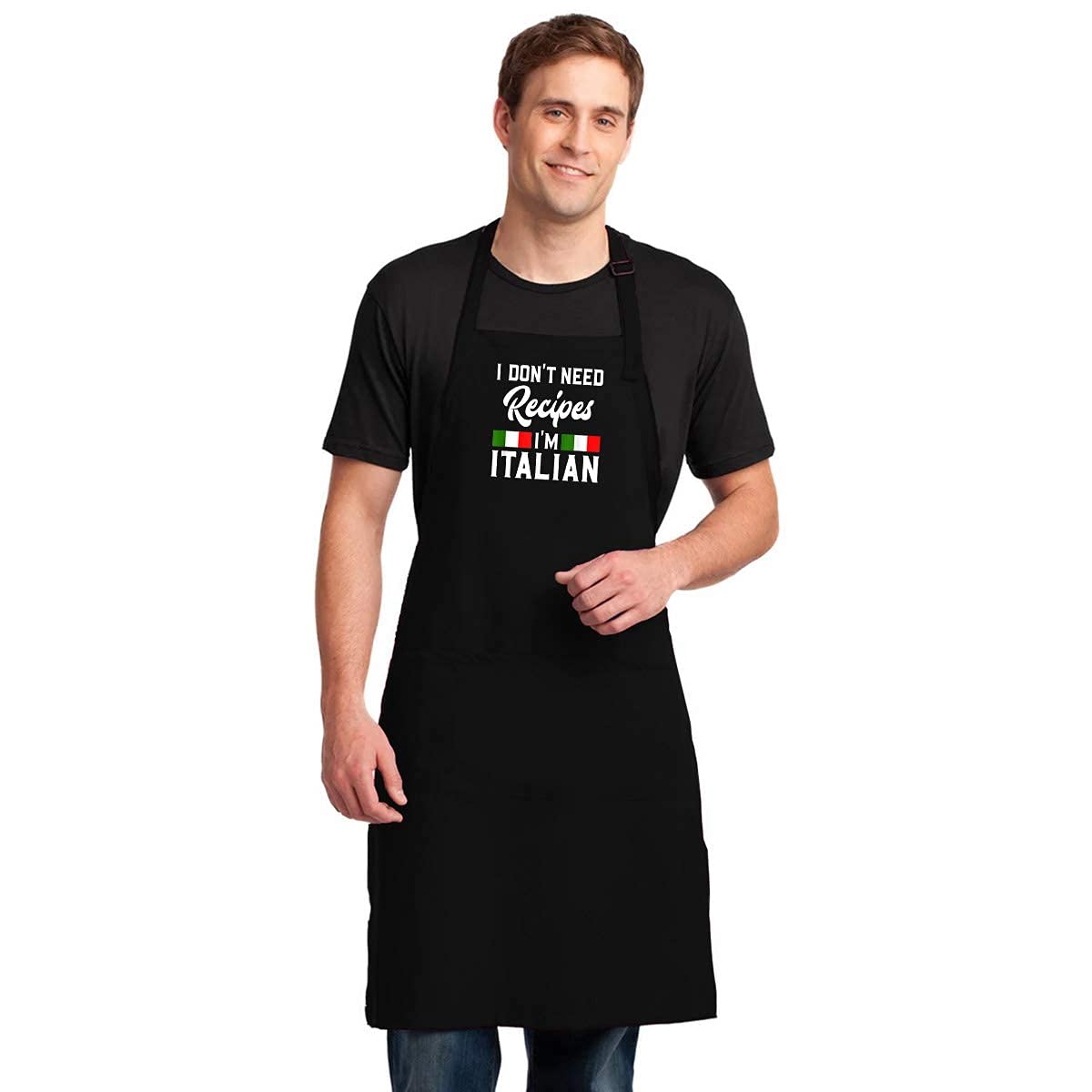 I Don 'T Need Recipes I 'M Italian - Italy Chef Cook Gift Kitchen Apron - Gift On Birthday Presents/Christmas And New Year For Y