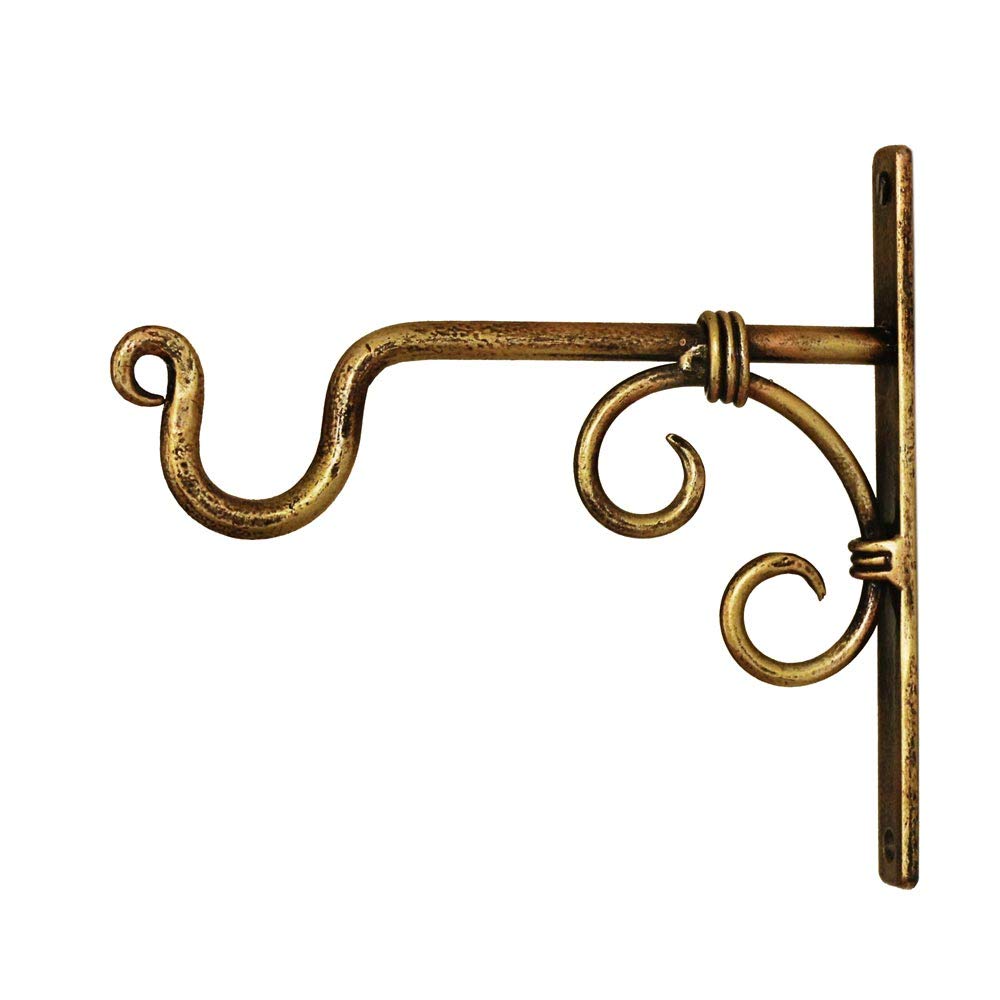 Sadhubela Royal Elephant Trunk Ankud  An Antique Golden Wall Mount Hanger Perfect Wall Hook For Lantern, Planter, Bell, And De